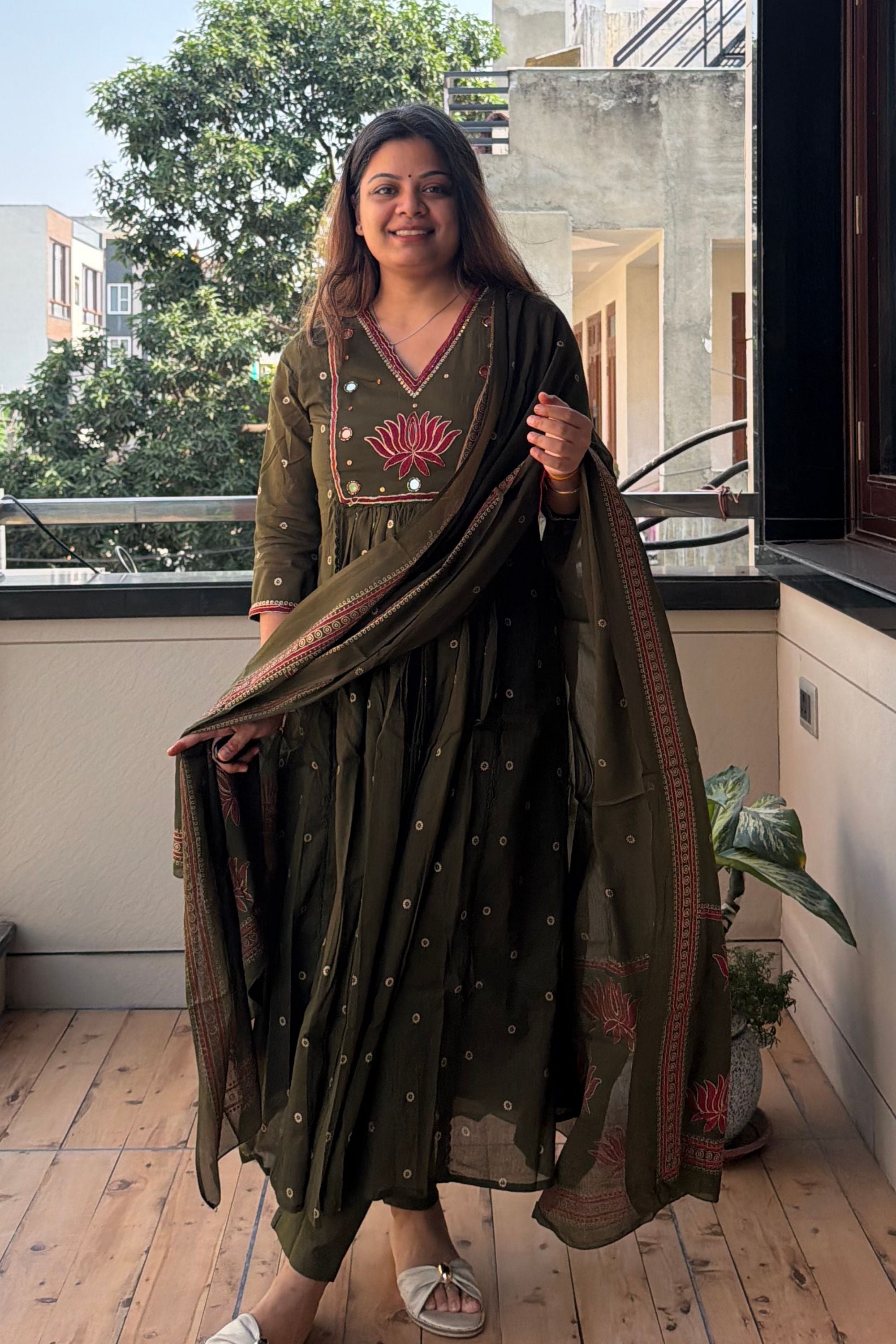 Dupatta Pant Set