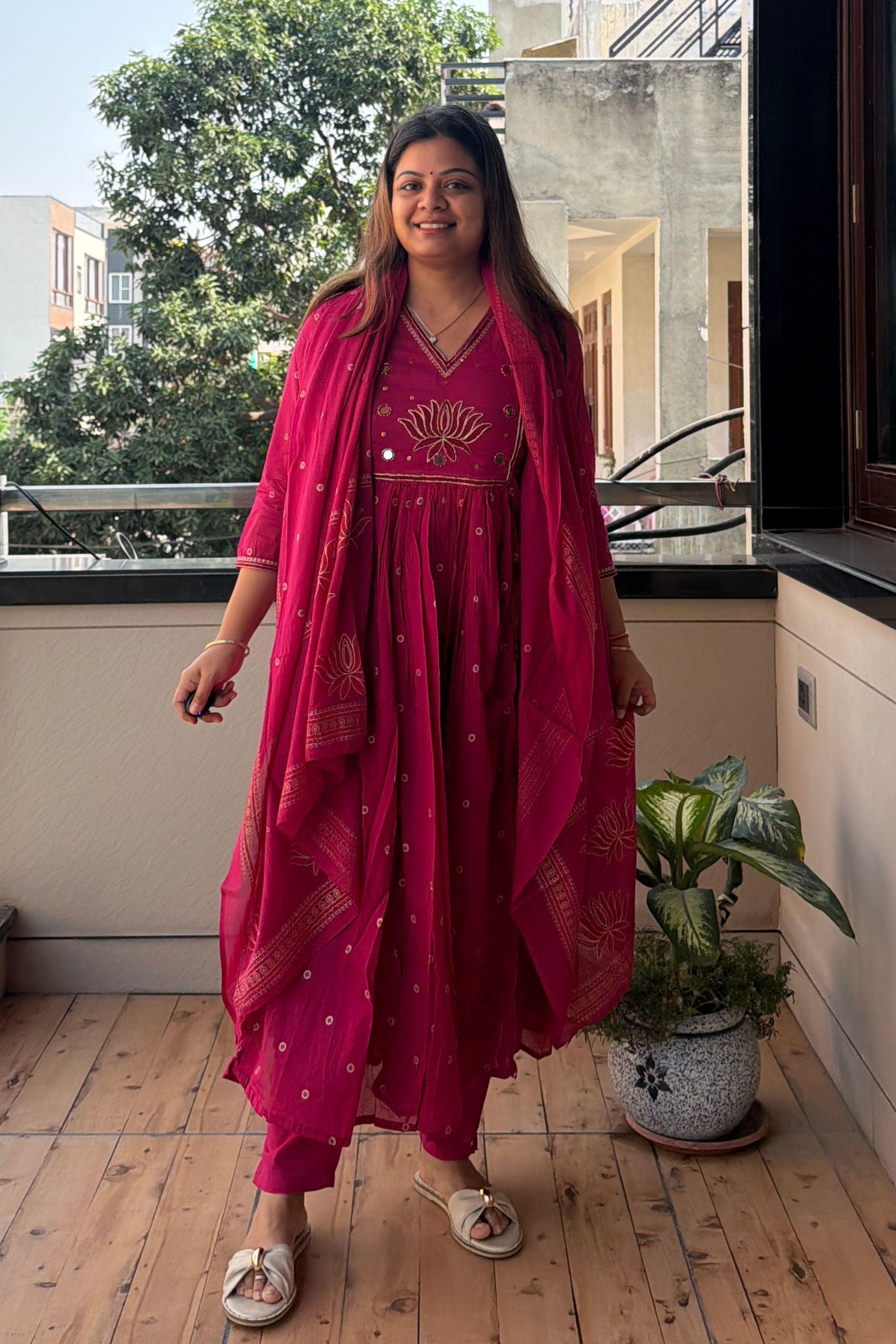 Dupatta Pant Set