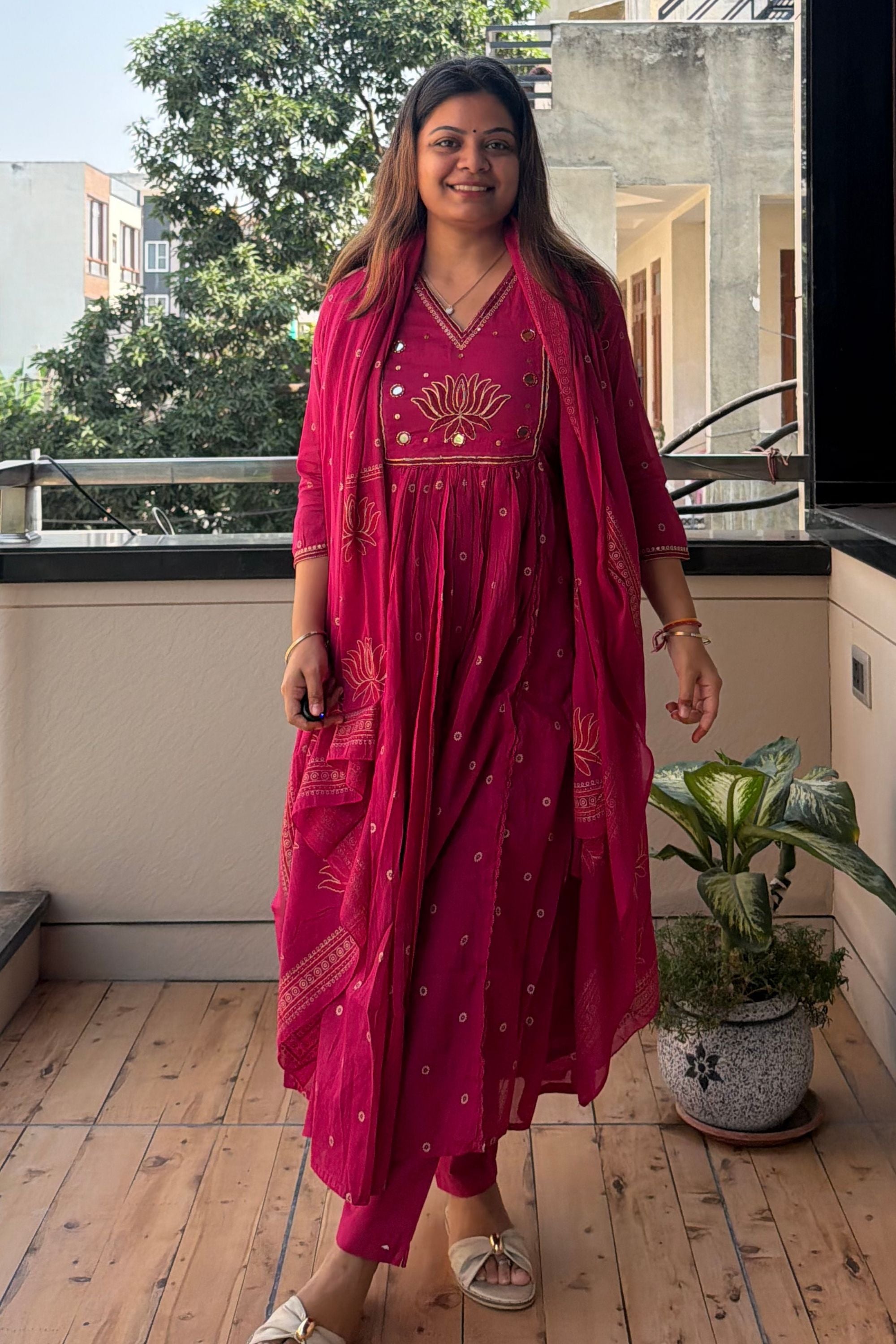 Dupatta Pant Set