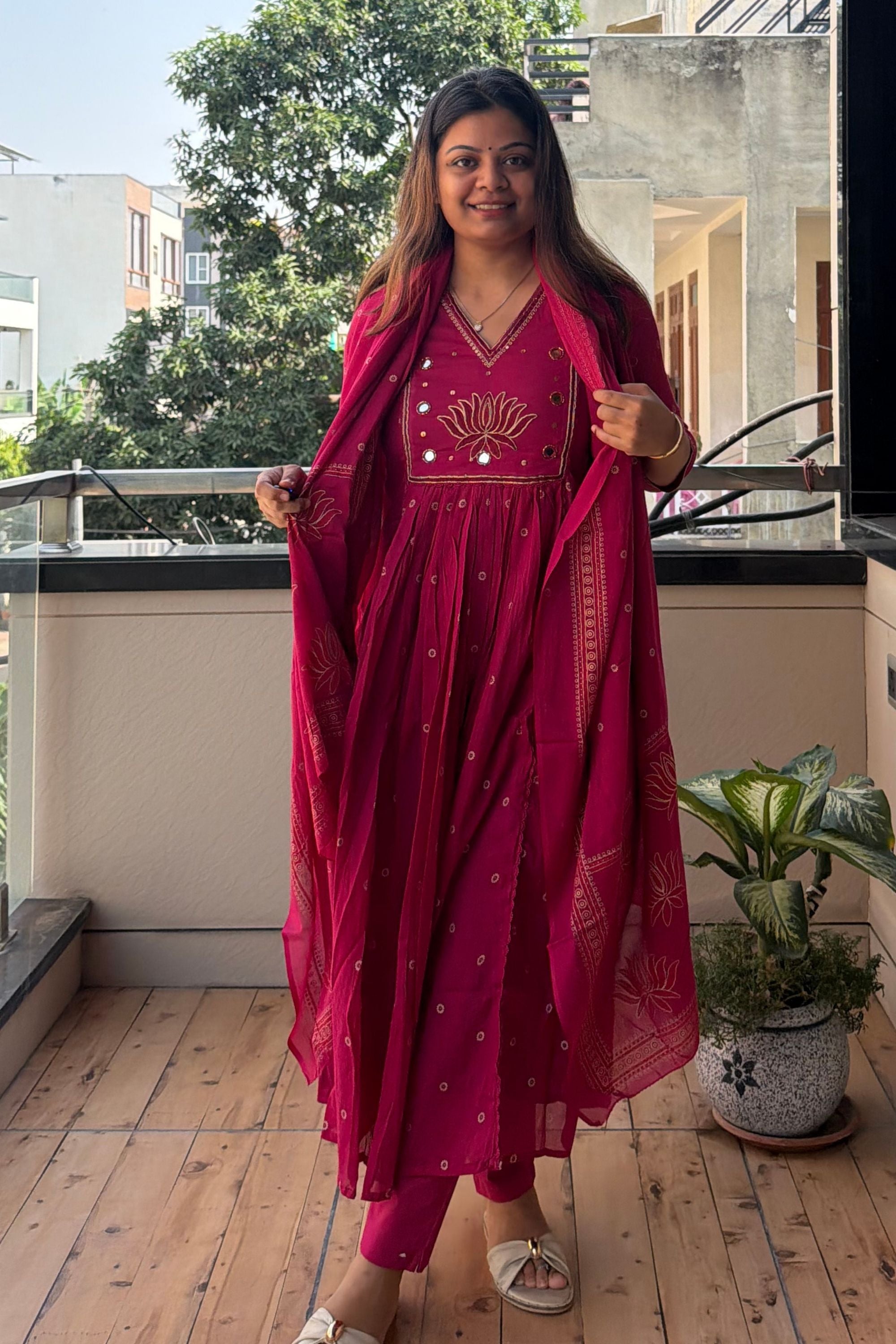 Dupatta Pant Set