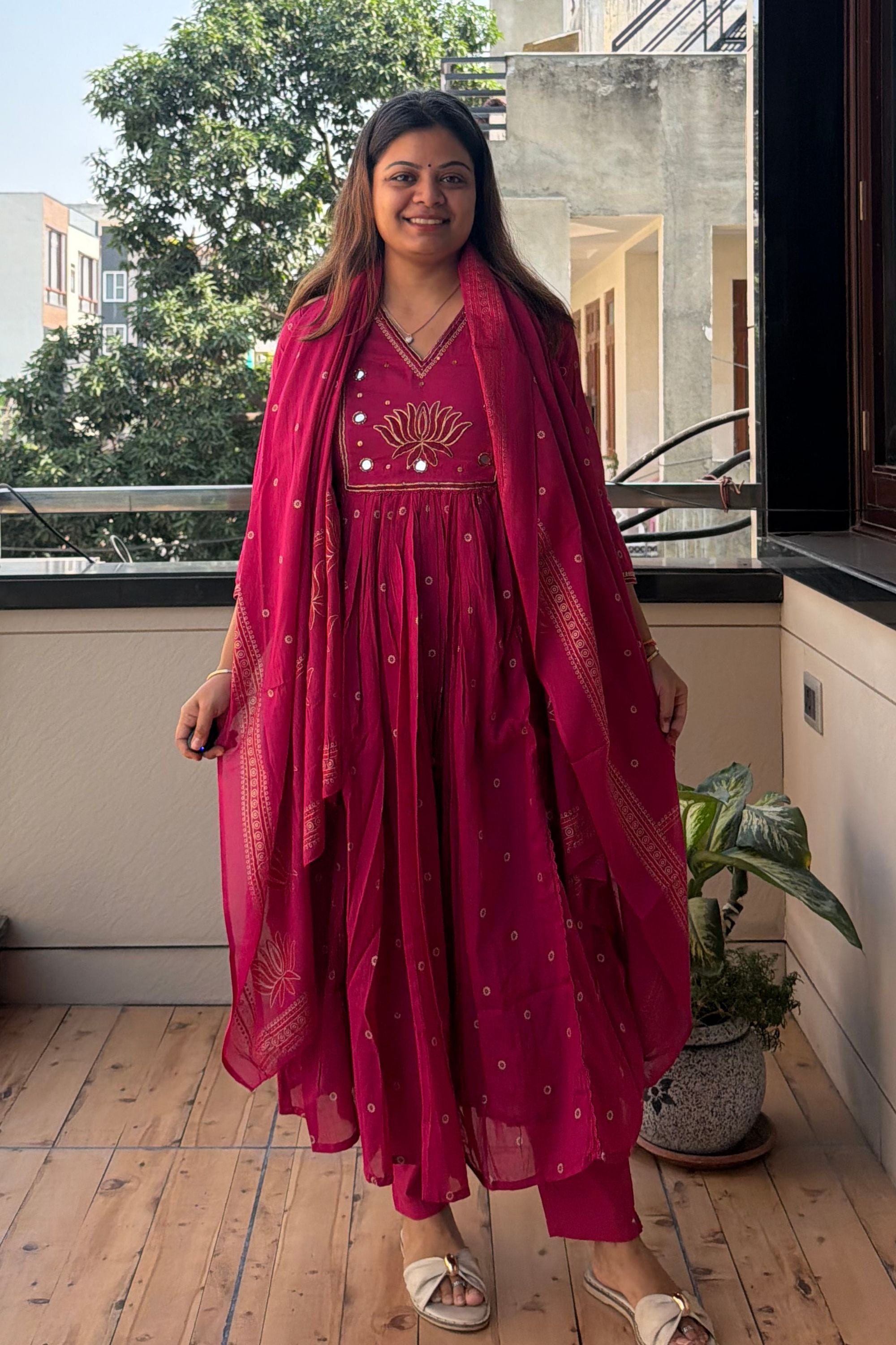 Dupatta Pant Set