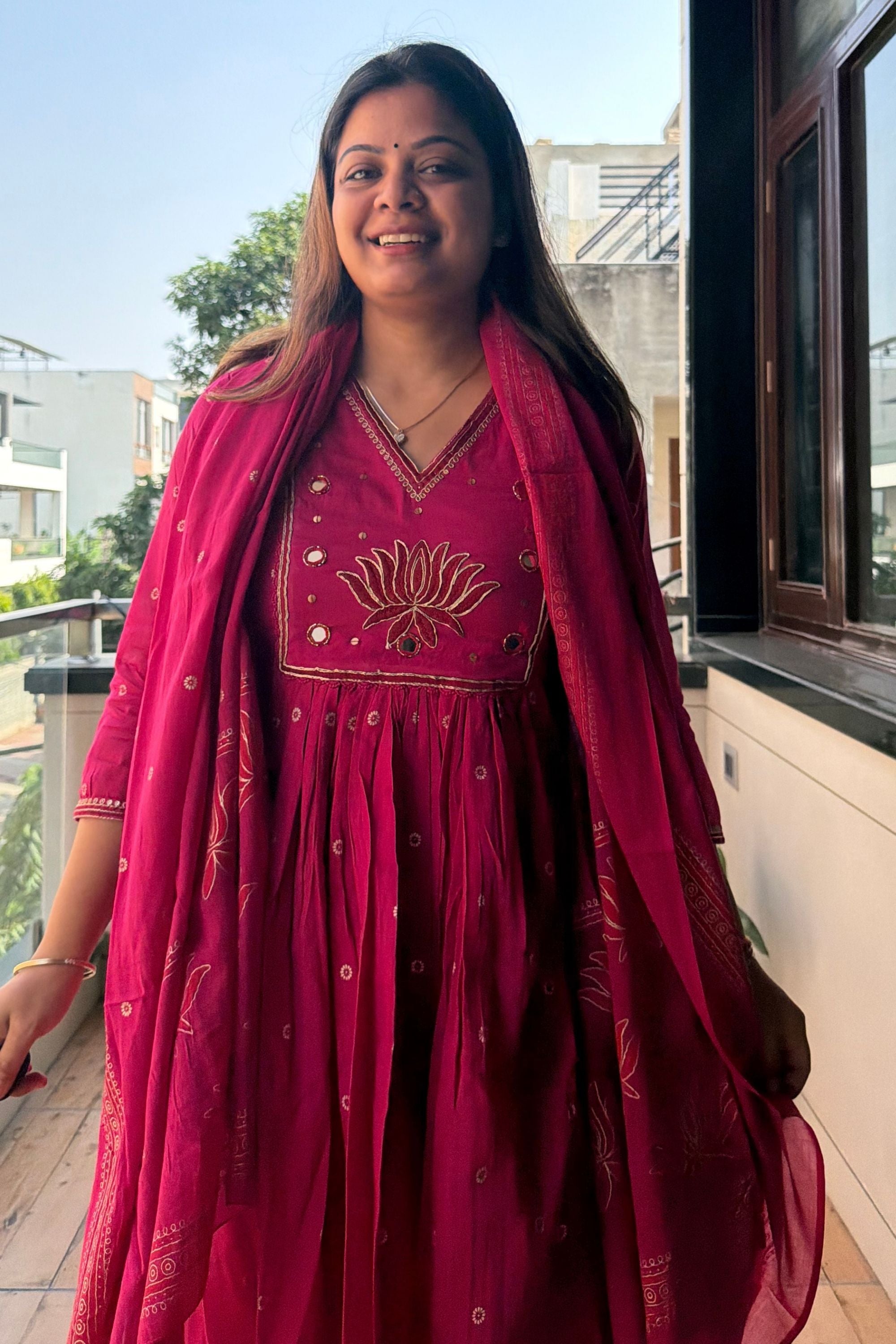Dupatta Pant Set