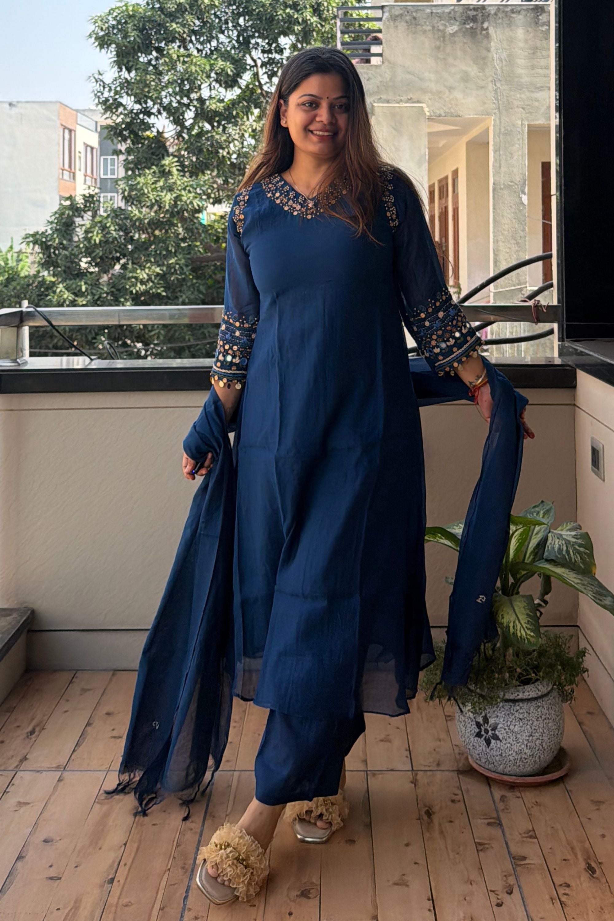 Dupatta Pant Set