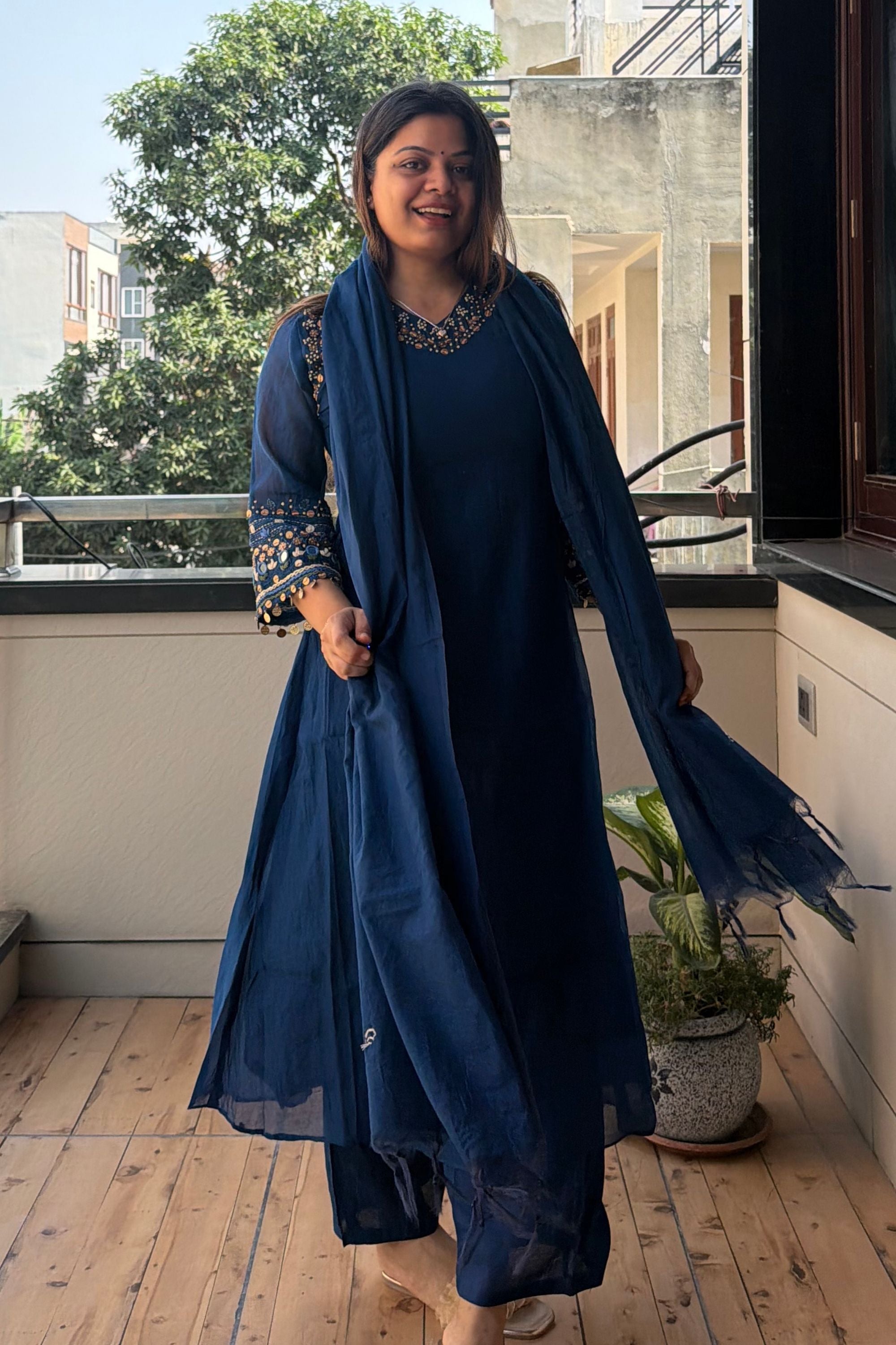 Dupatta Pant Set