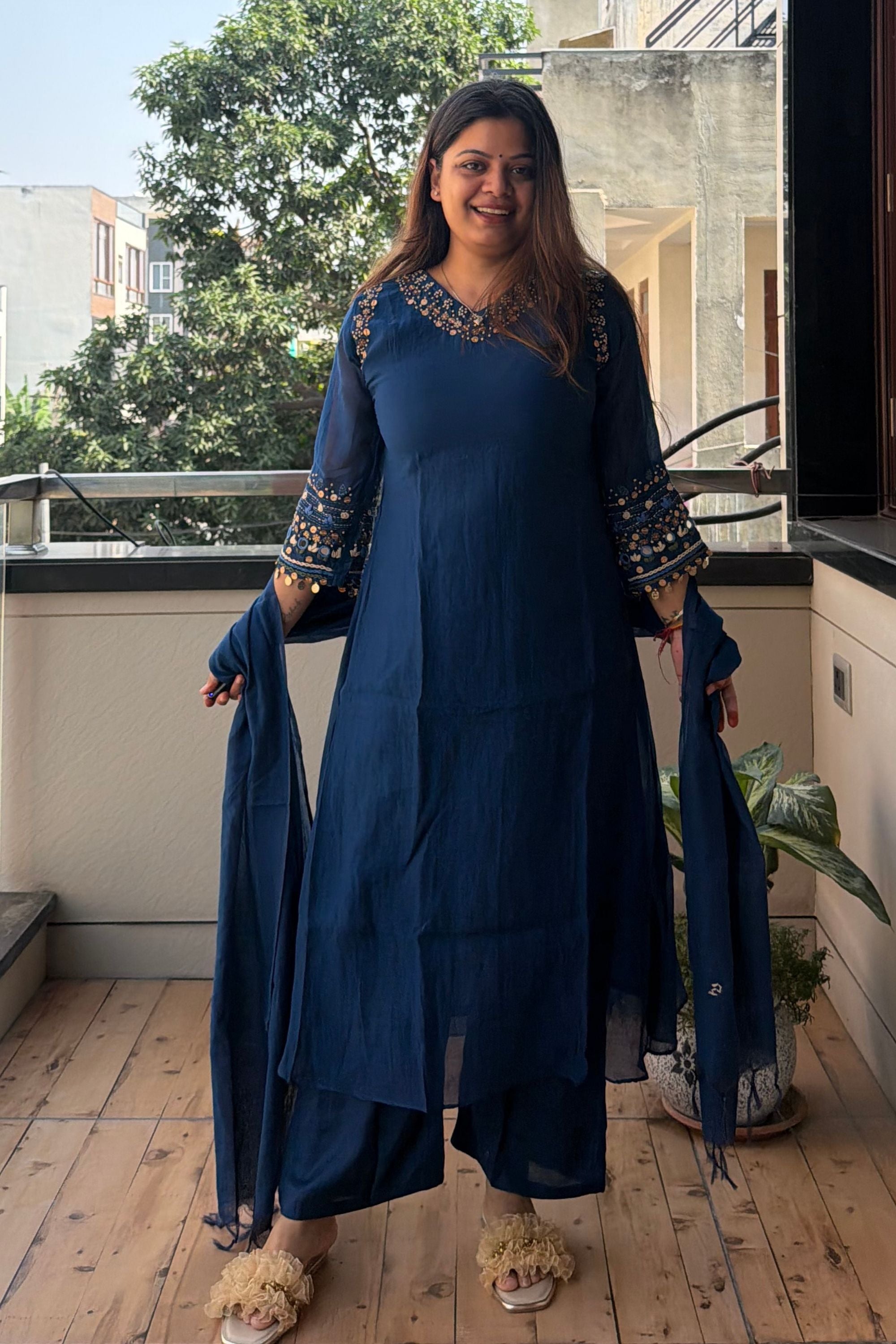 Dupatta Pant Set