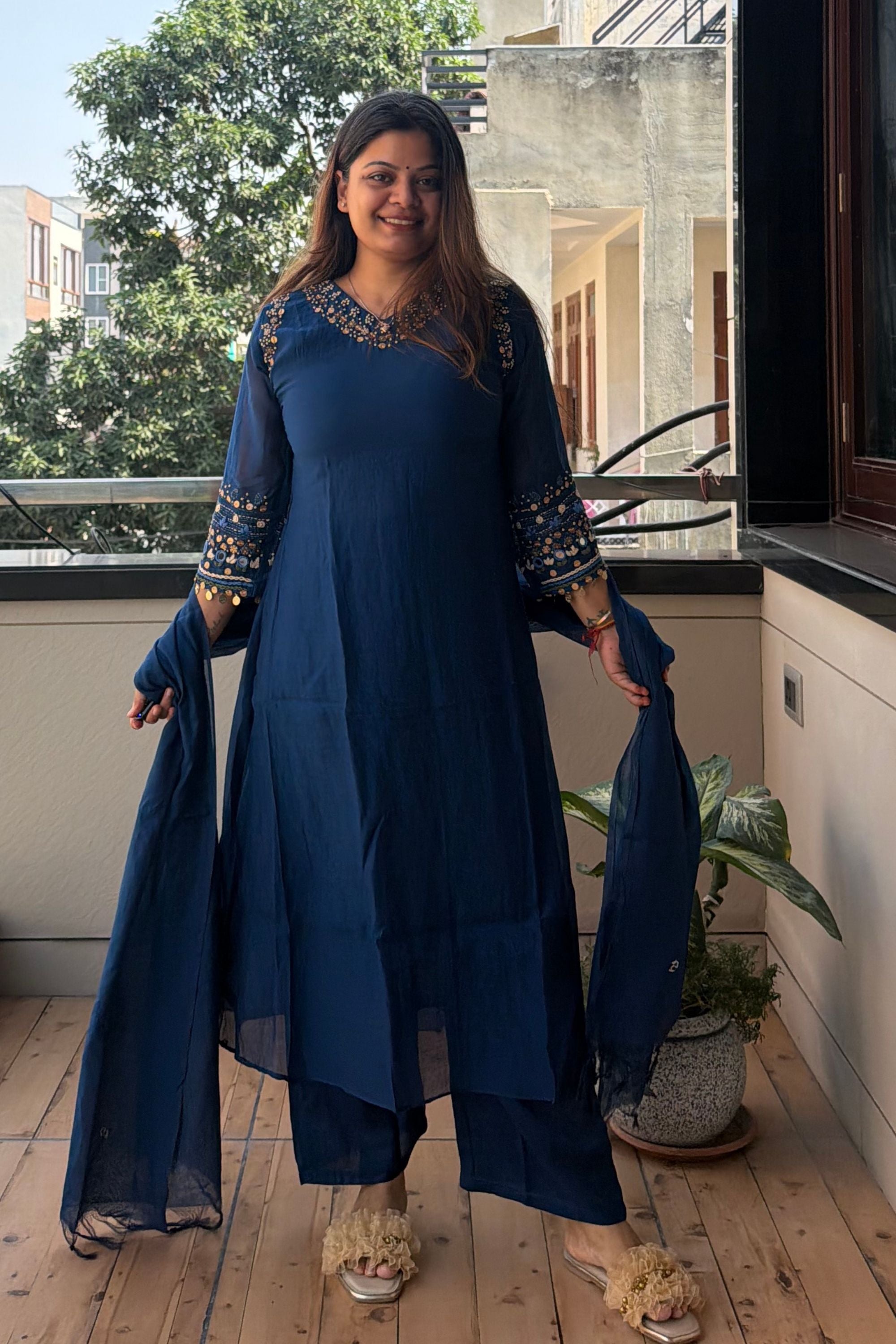 Dupatta Pant Set