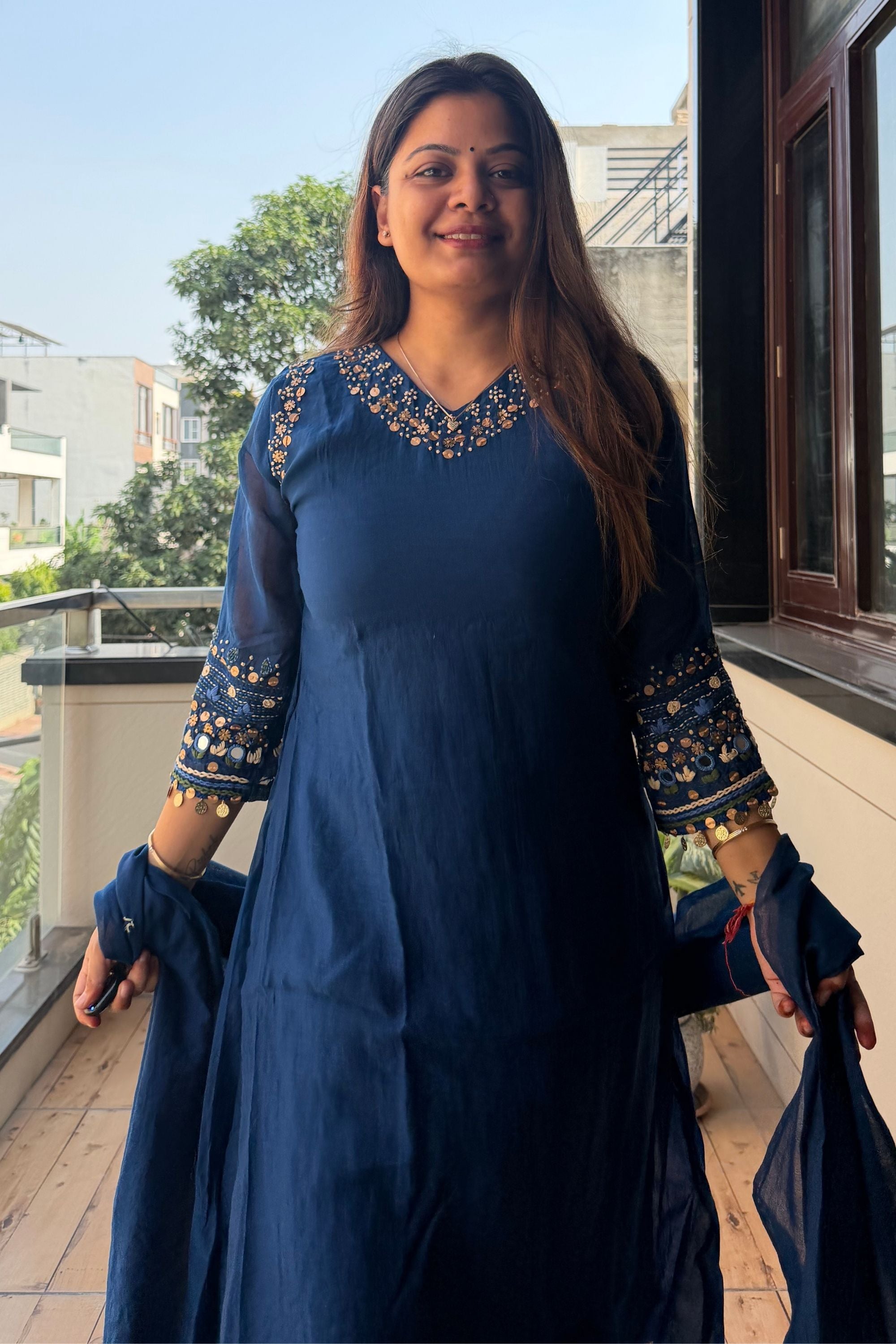 Dupatta Pant Set