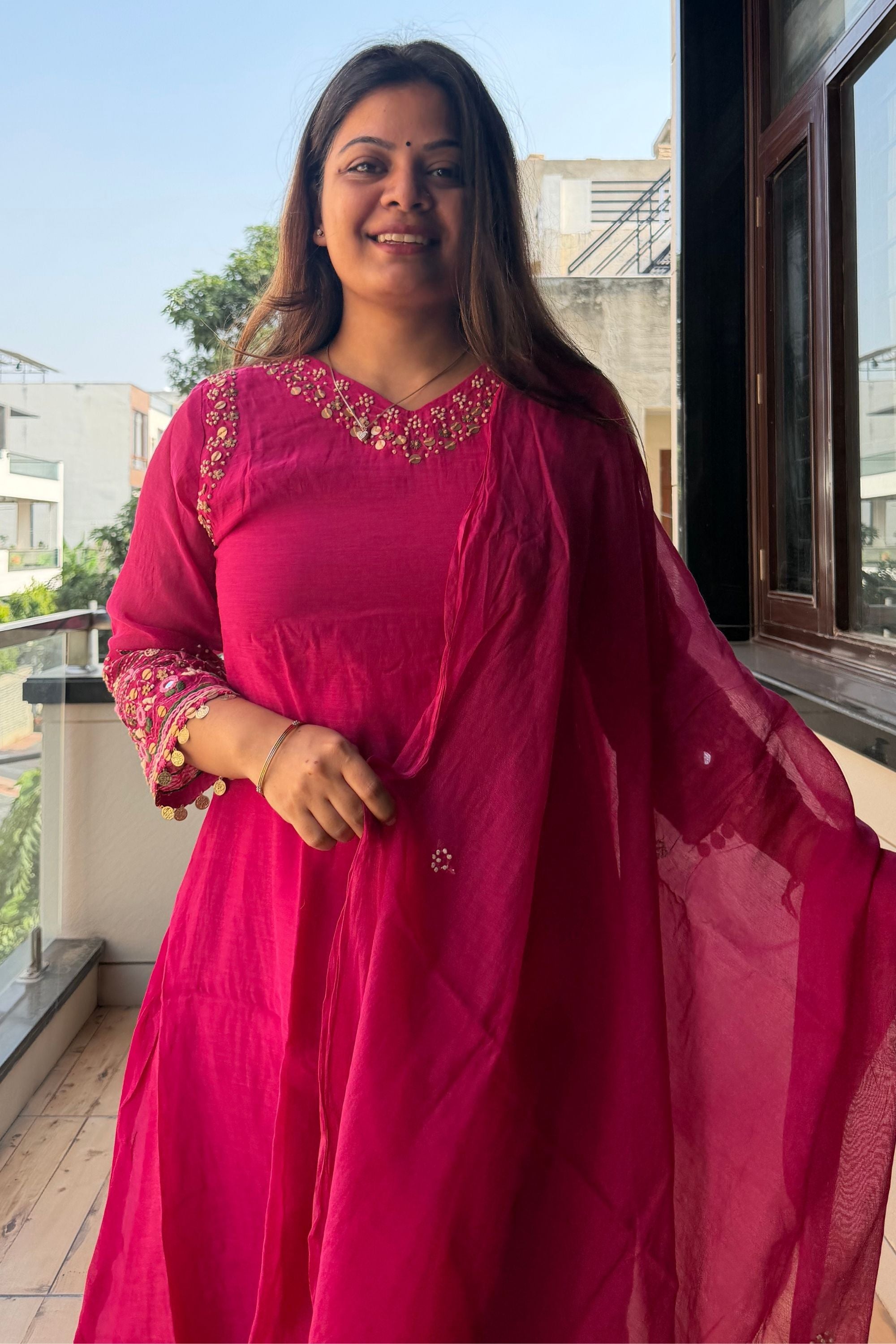 Dupatta Pant Set