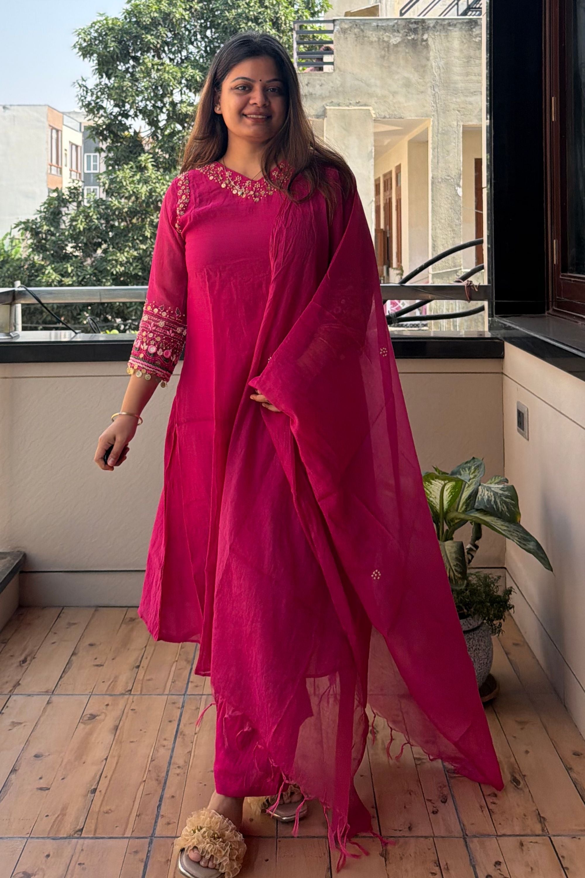 Dupatta Pant Set