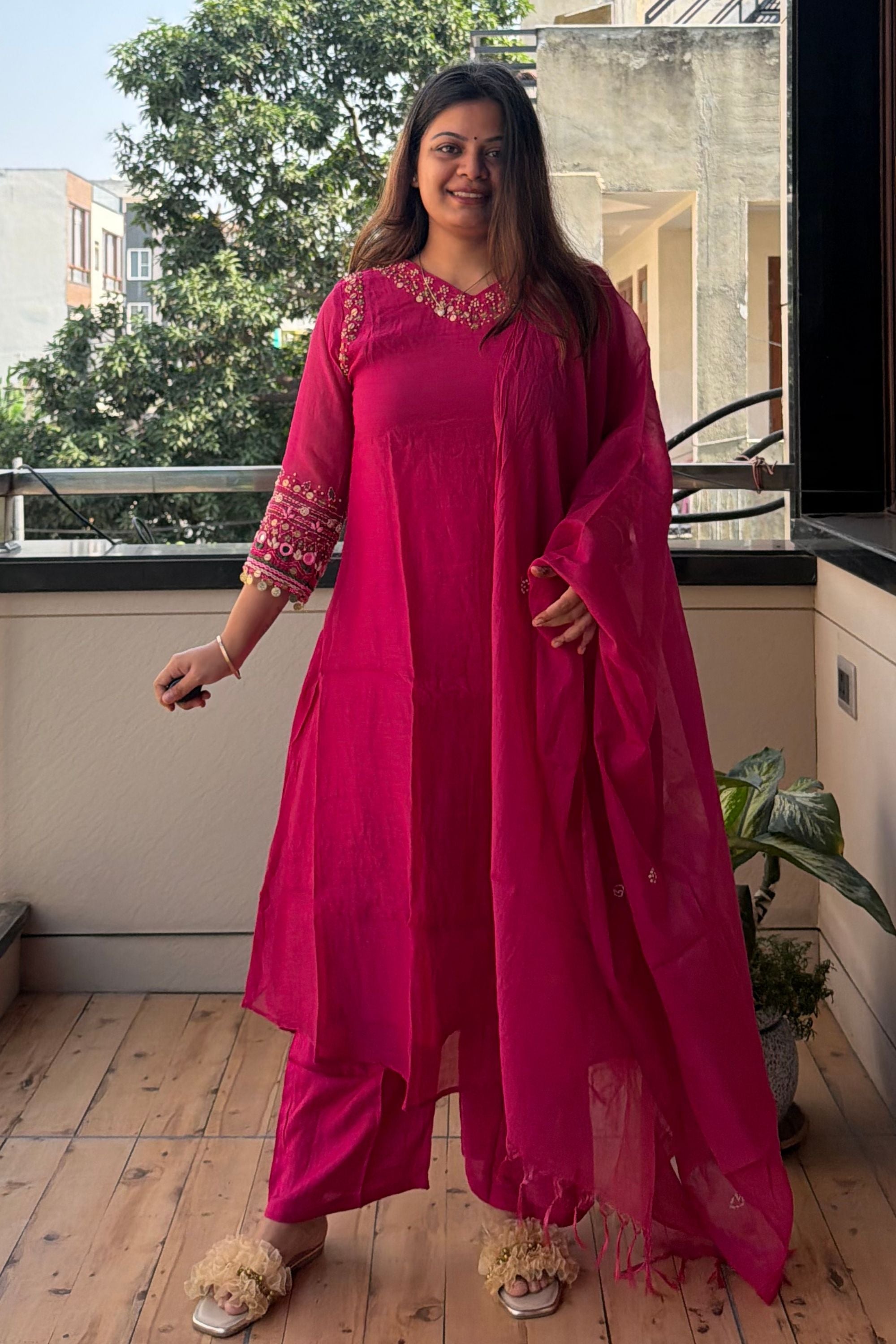Dupatta Pant Set