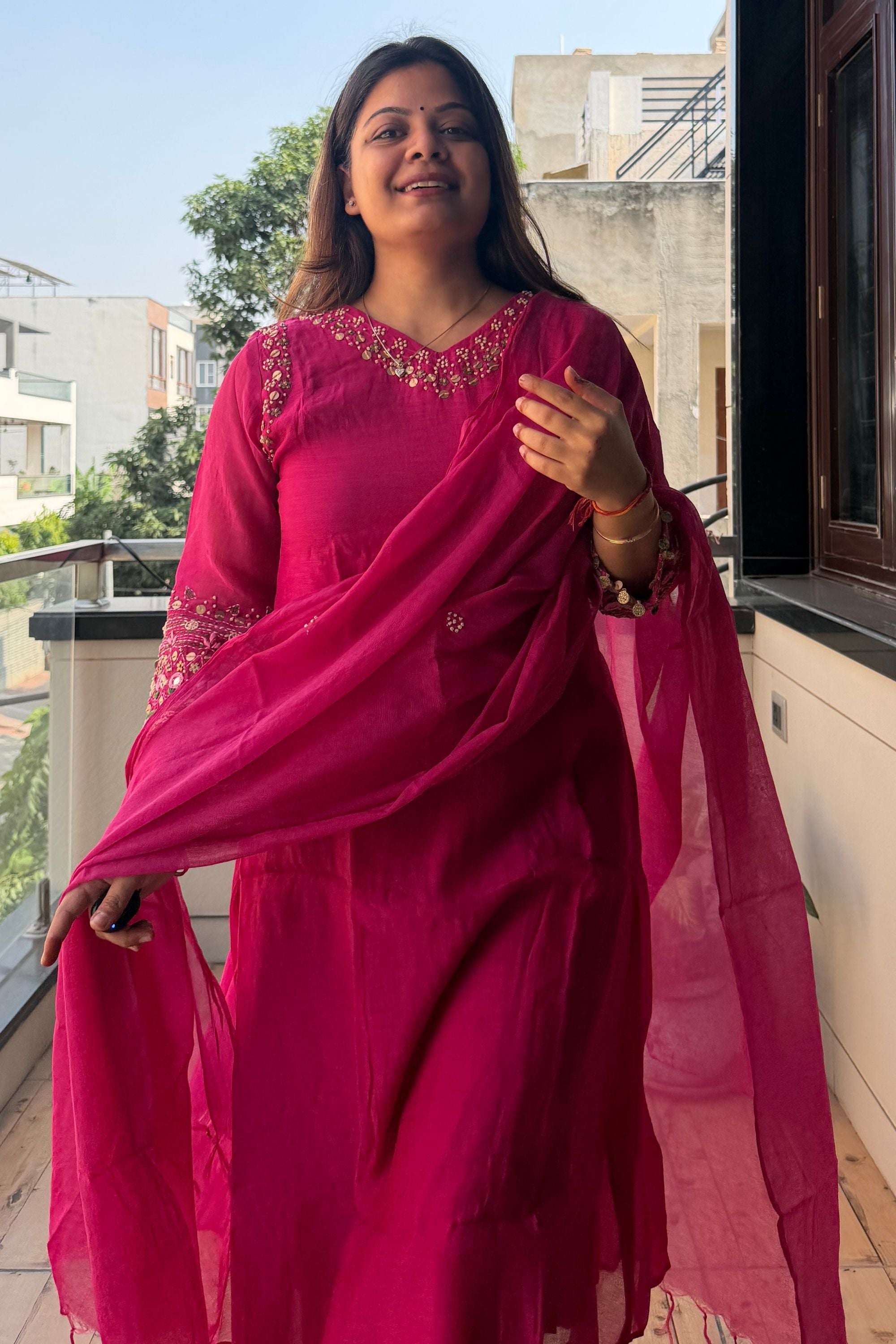 Dupatta Pant Set