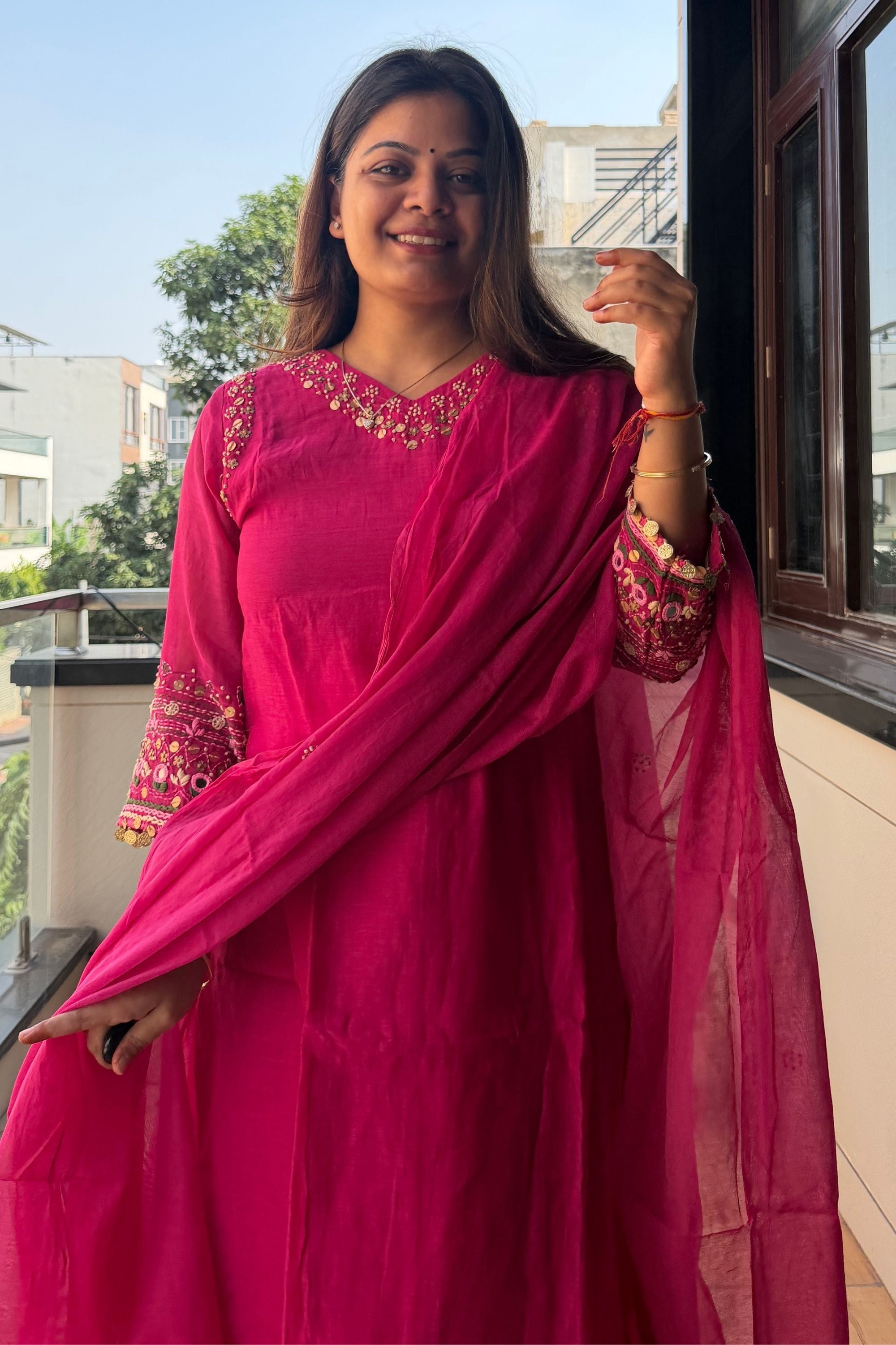 Dupatta Pant Set