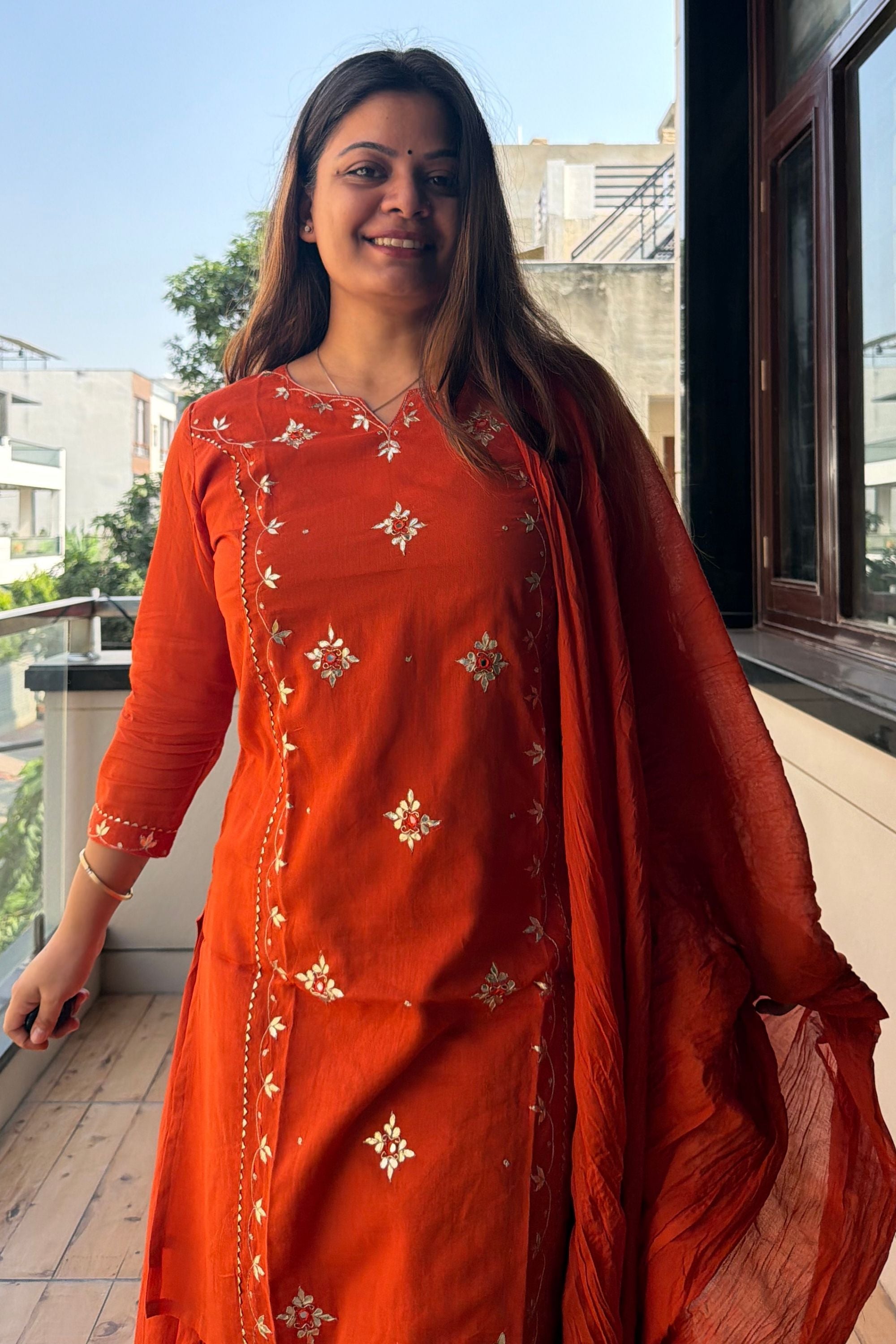 Dupatta Pant Set
