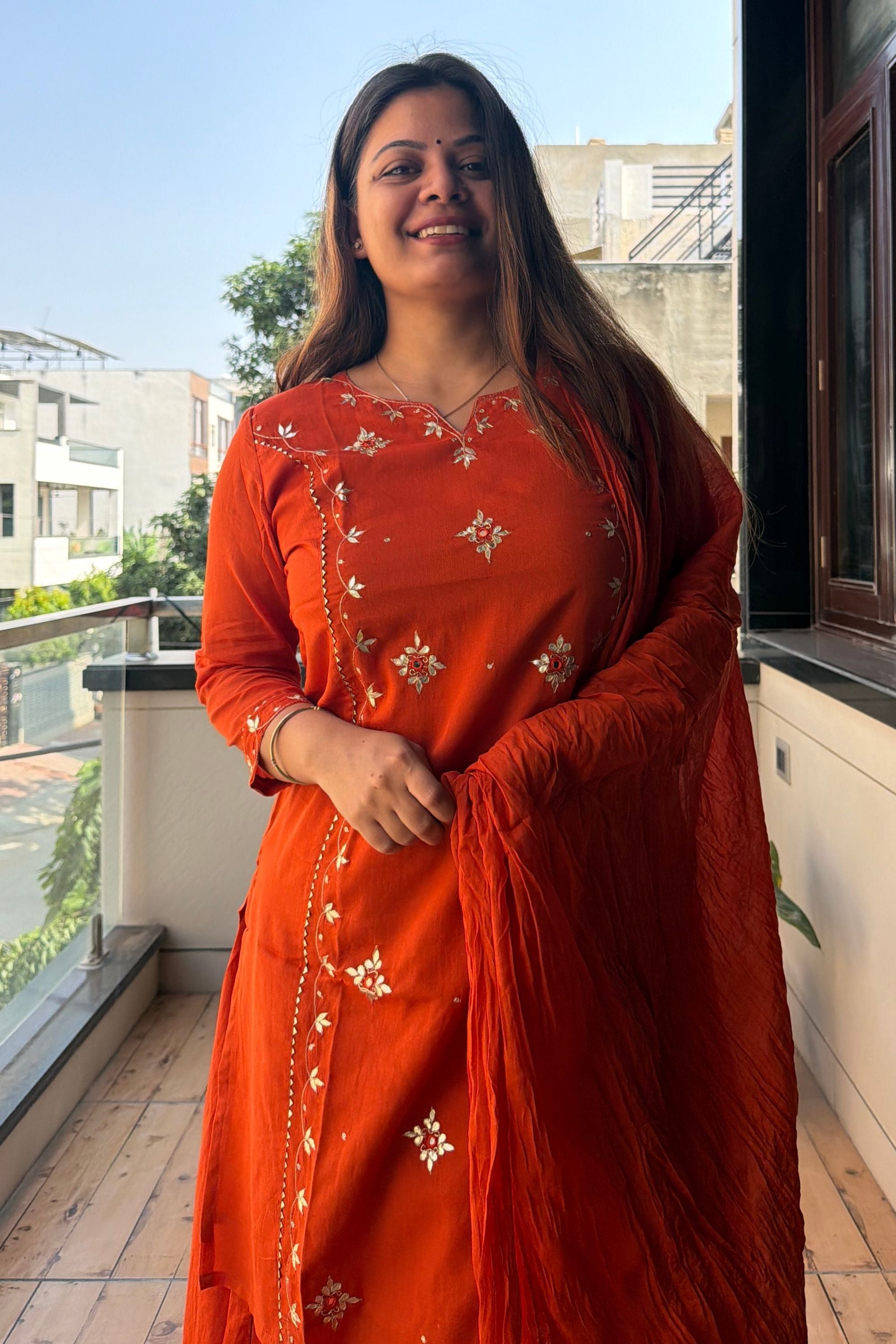 Dupatta Pant Set