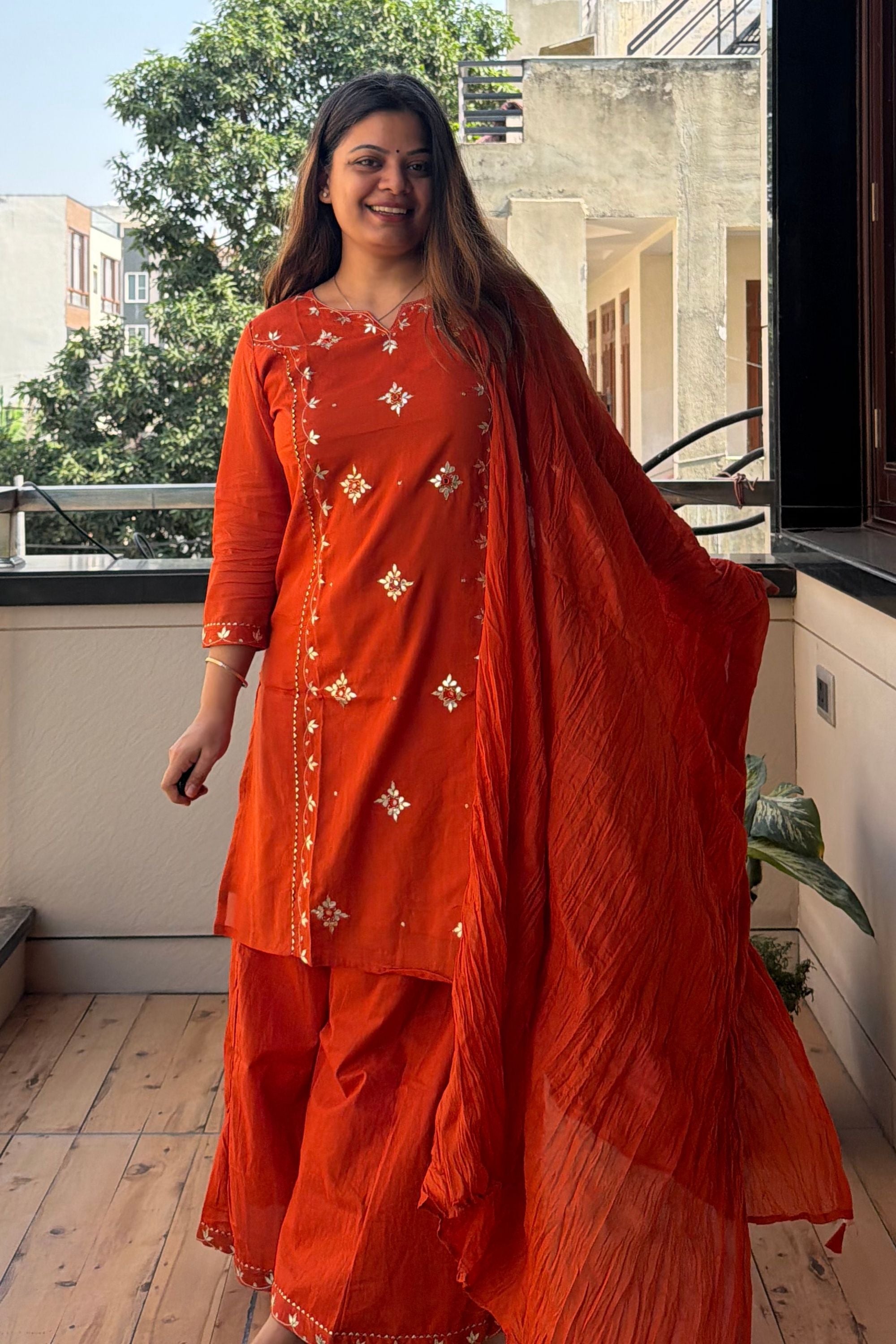 Dupatta Pant Set