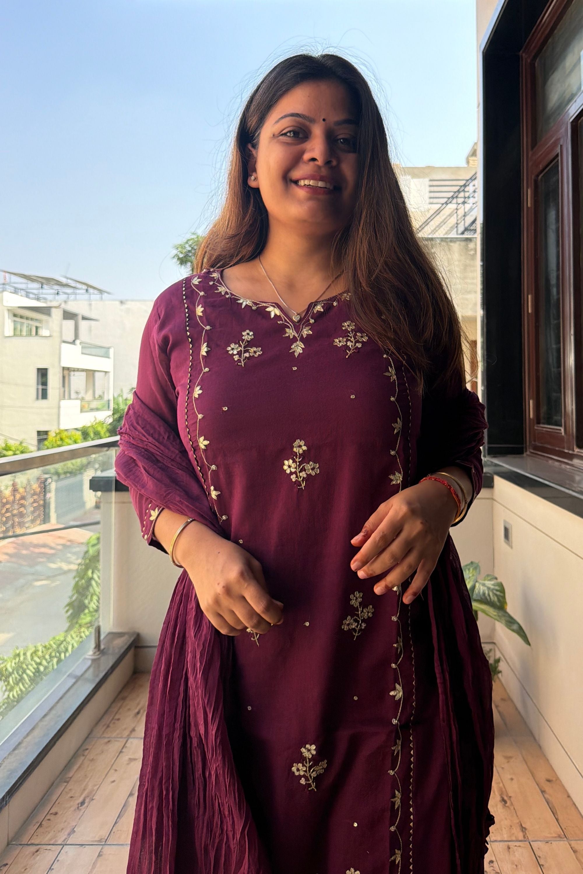 Dupatta Pant Set