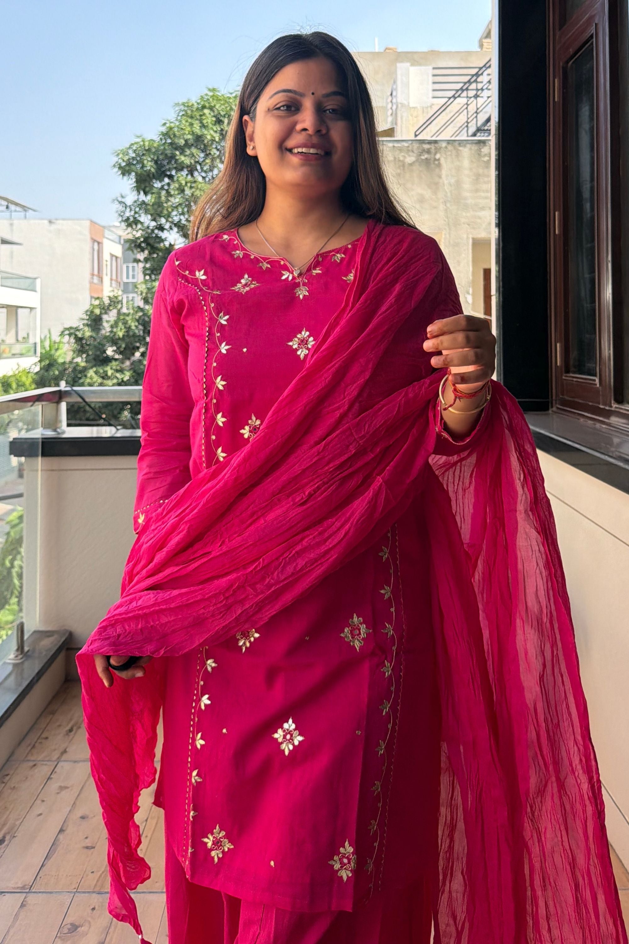Dupatta Pant Set