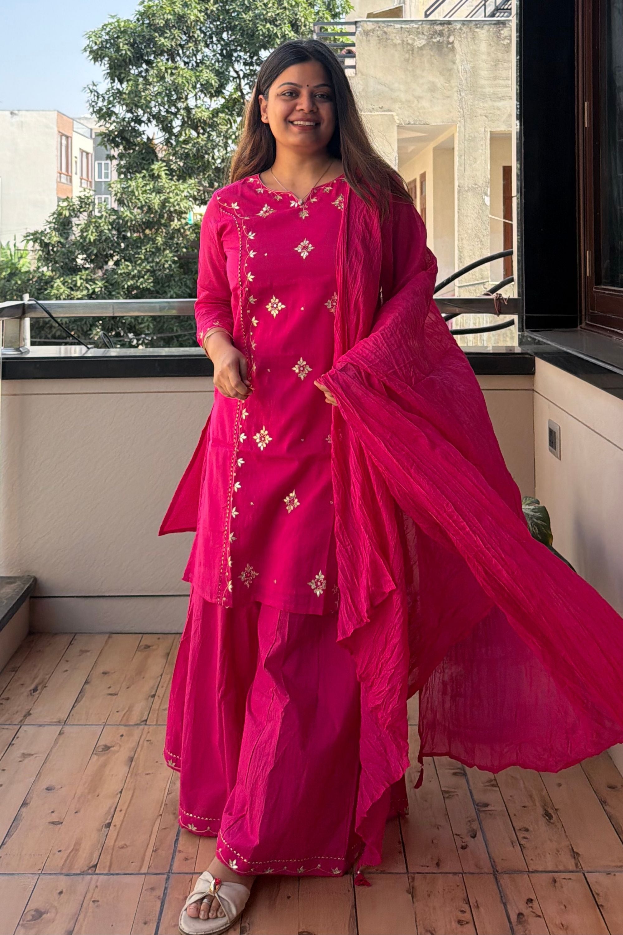 Dupatta Pant Set