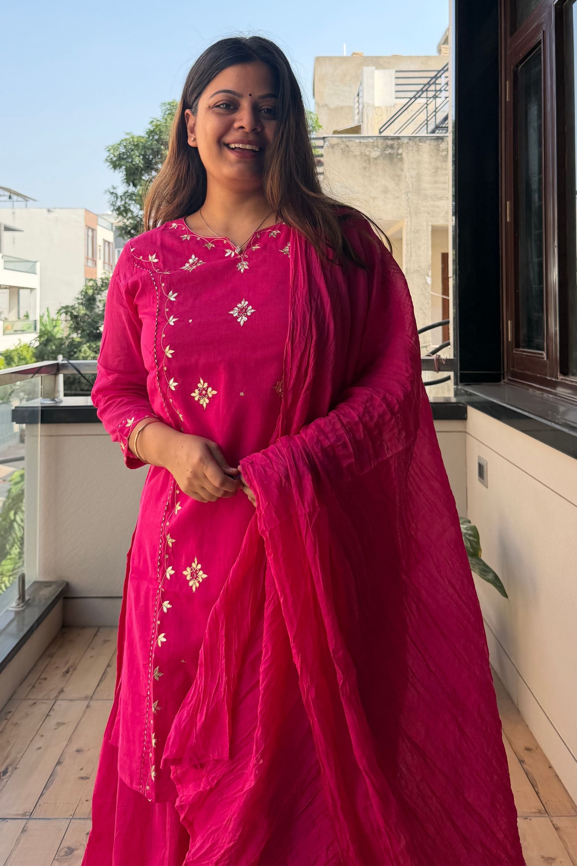 Dupatta Pant Set