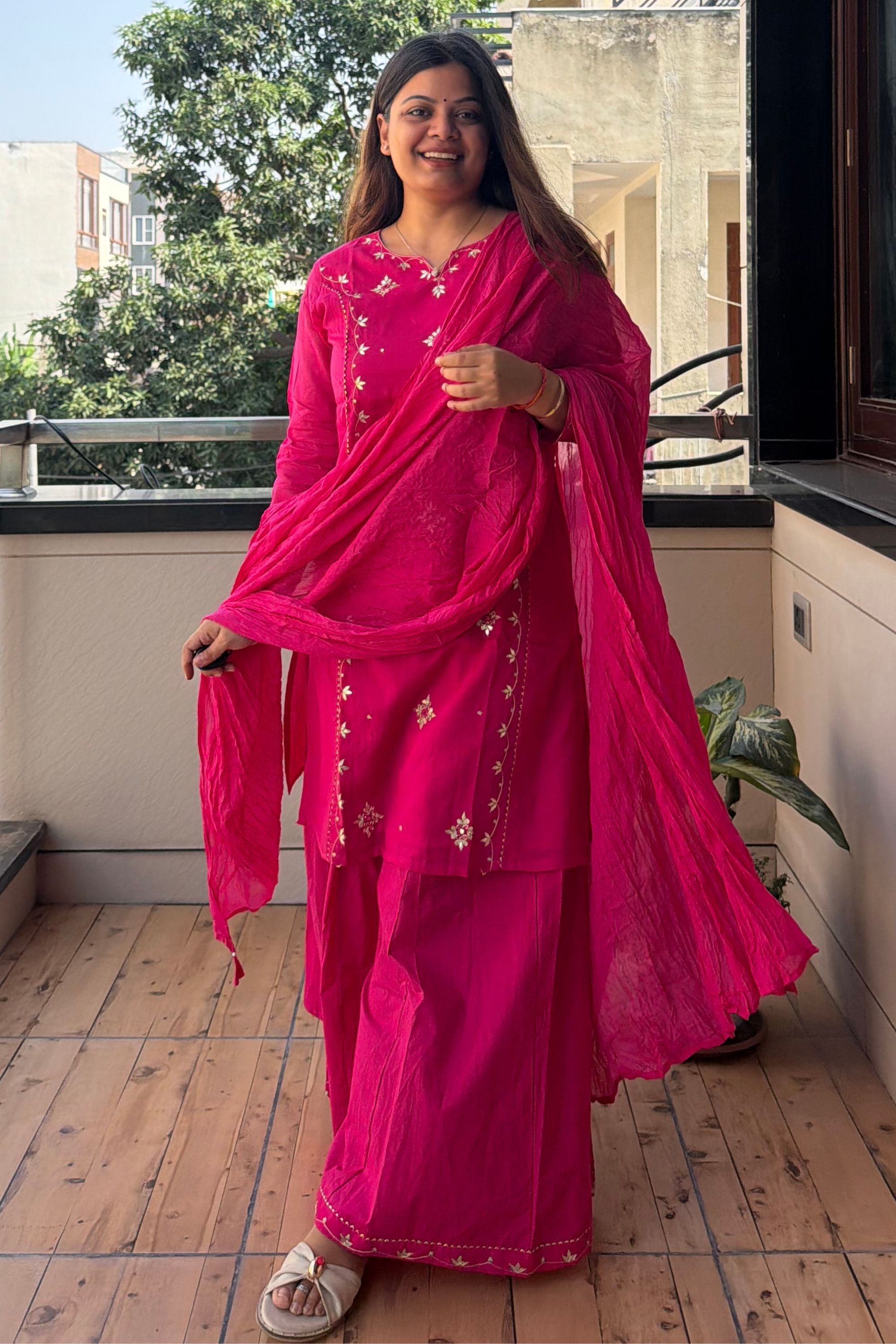 Dupatta Pant Set