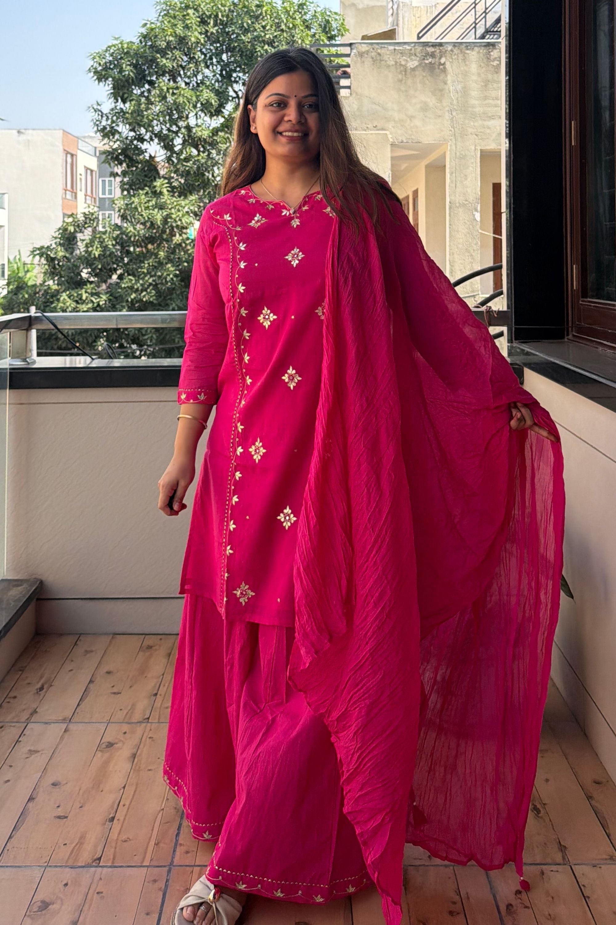 Dupatta Pant Set