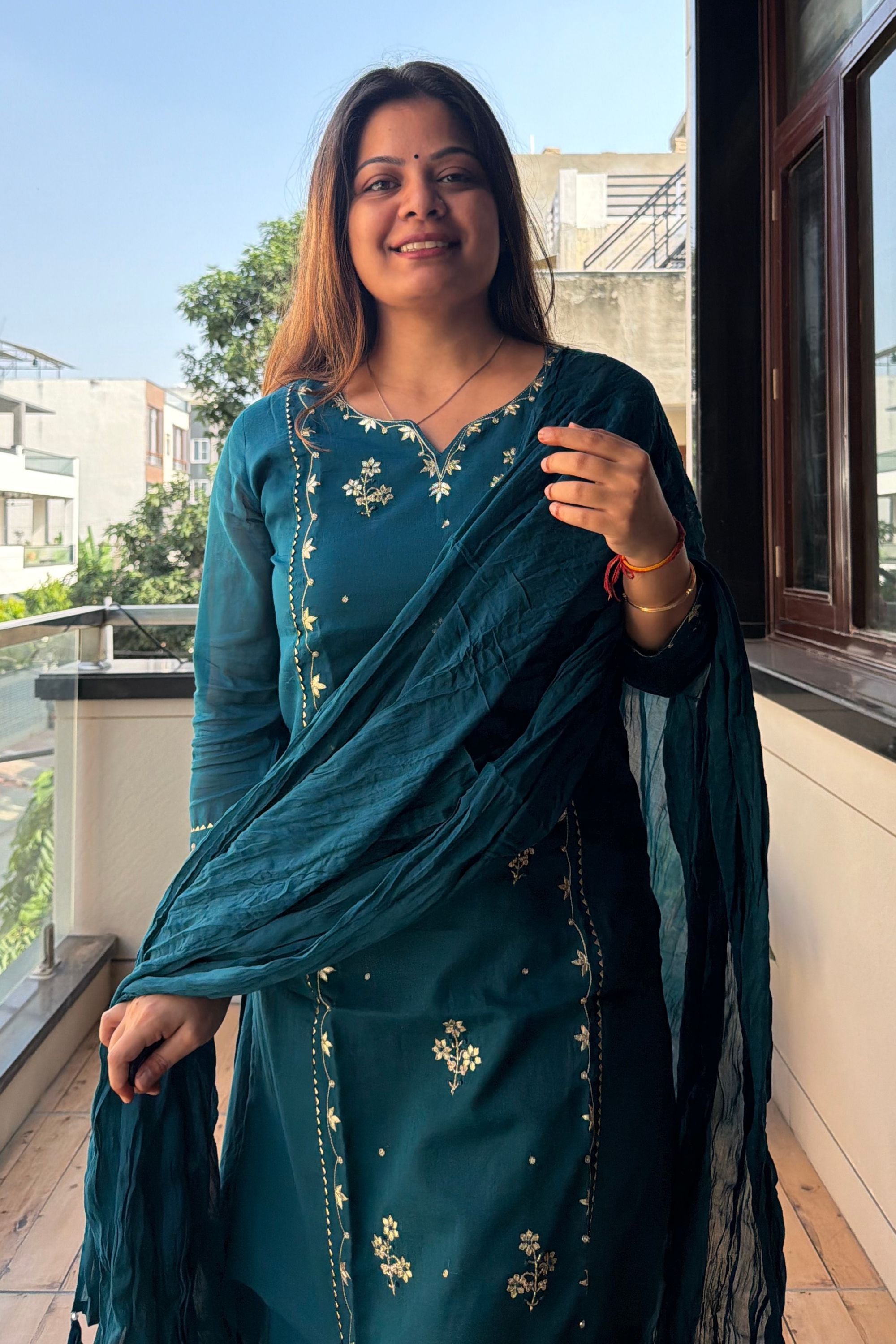 Dupatta Pant Set