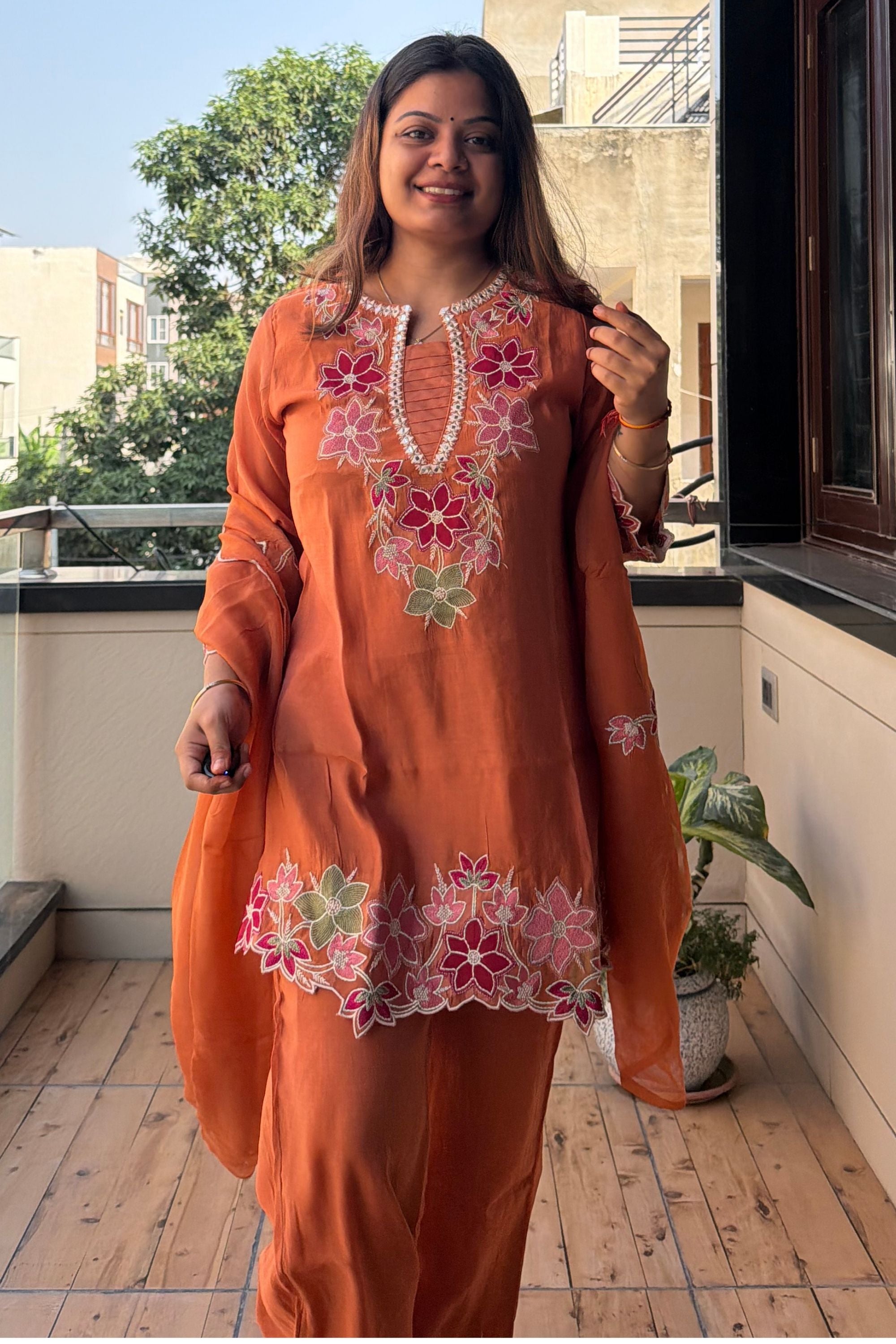 Dupatta Pant Set