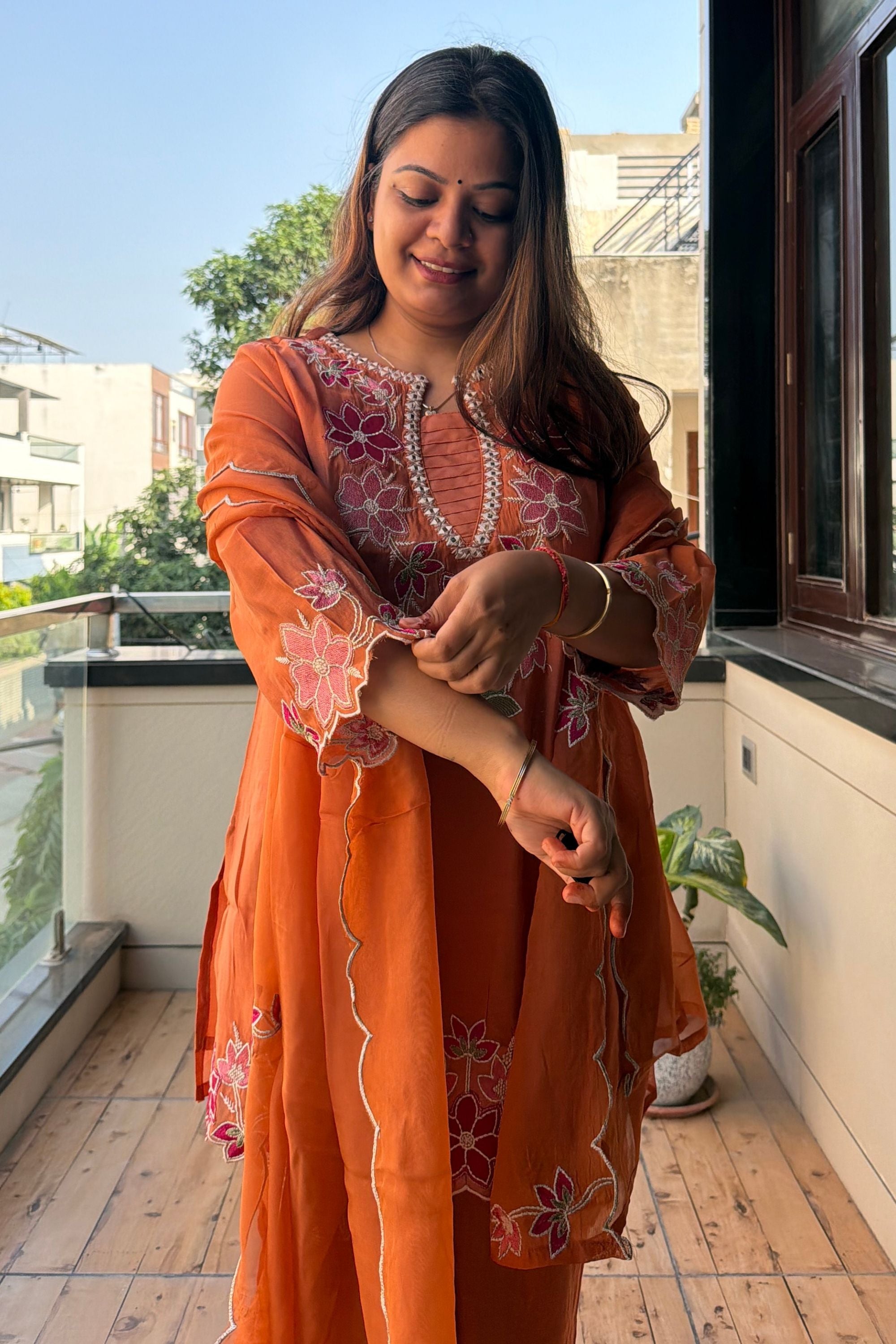 Dupatta Pant Set