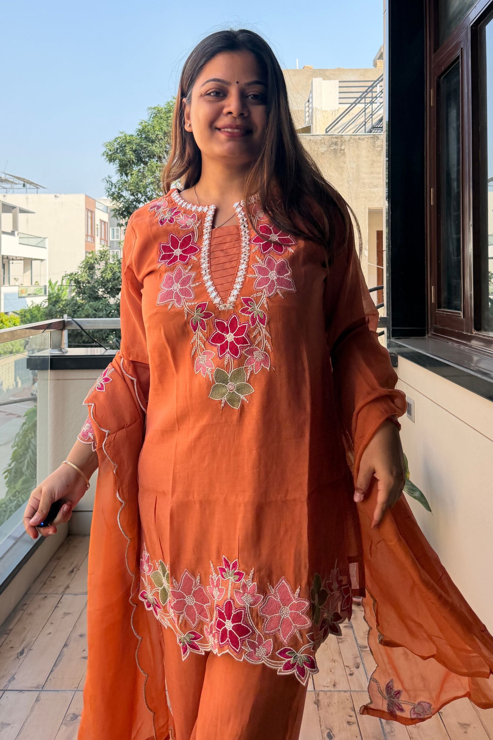 Dupatta Pant Set