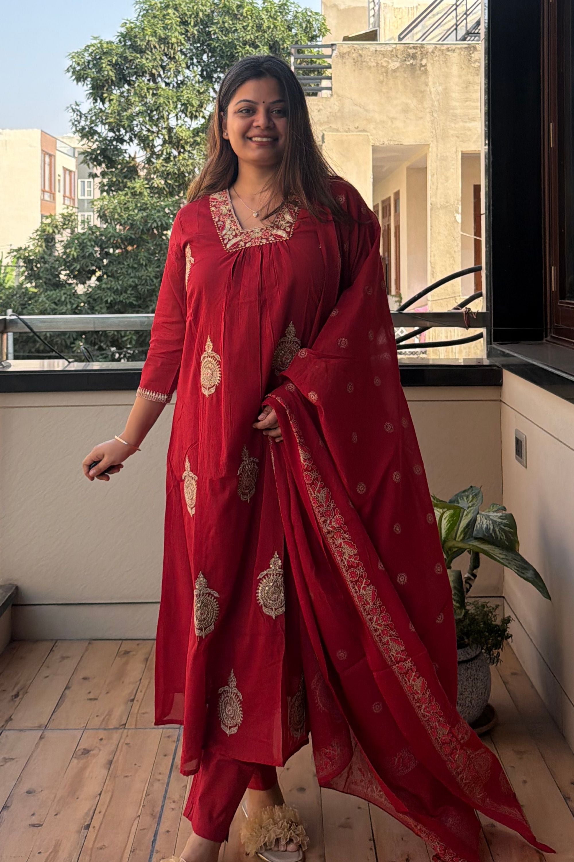 Dupatta Pant Set