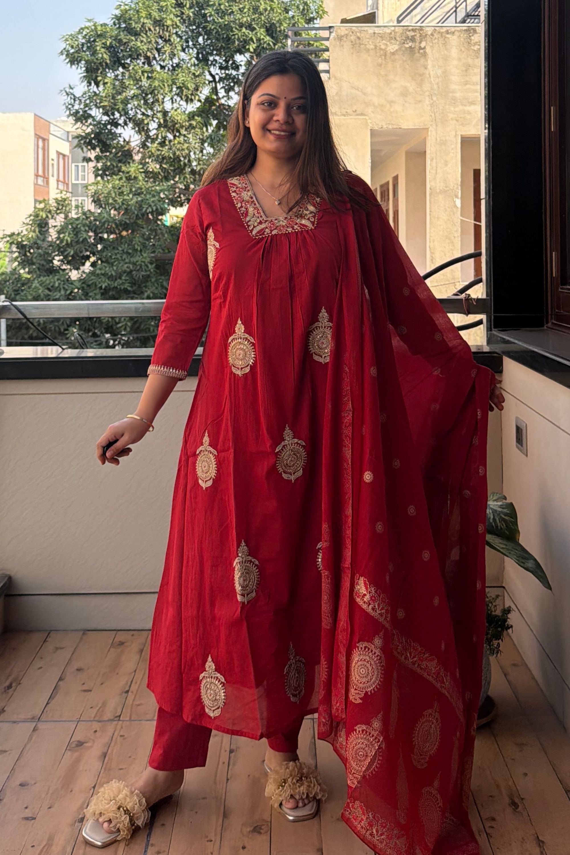 Dupatta Pant Set