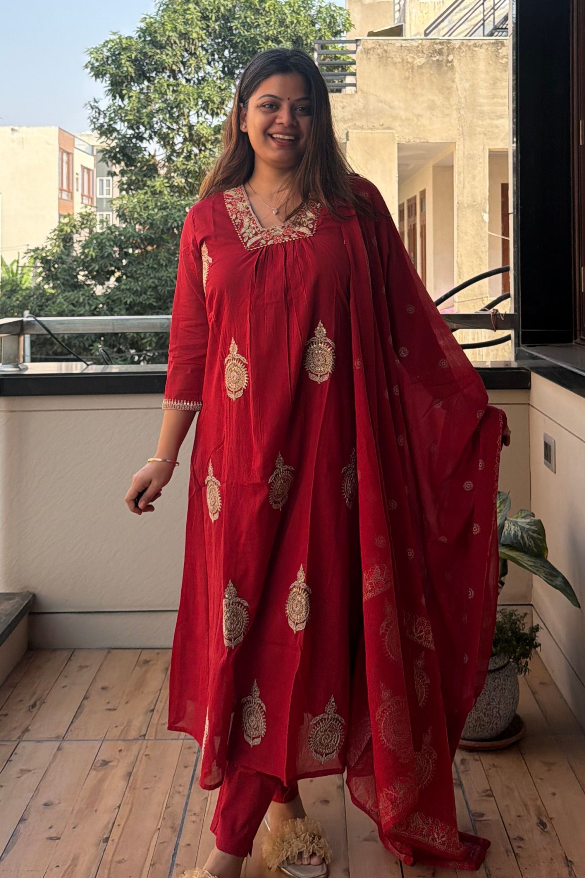 Dupatta Pant Set