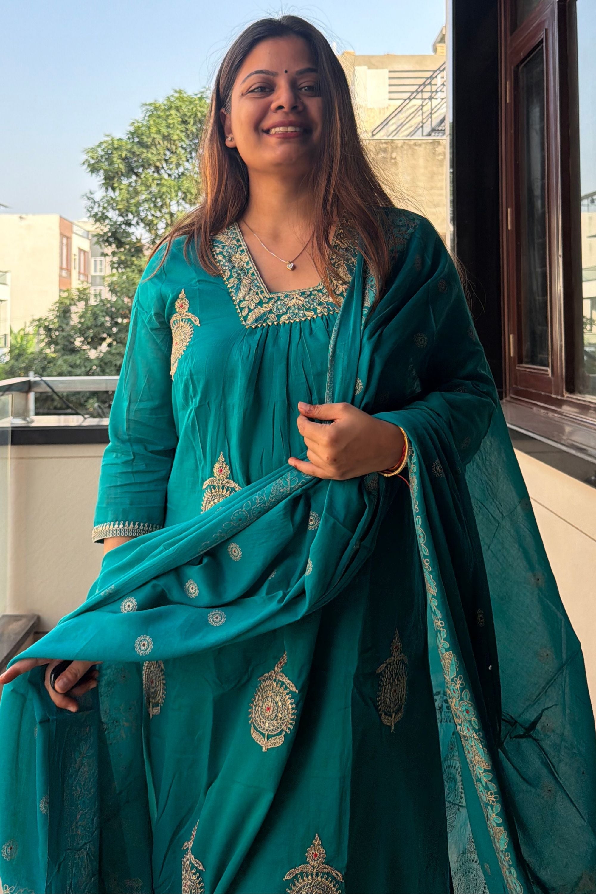 Dupatta Pant Set