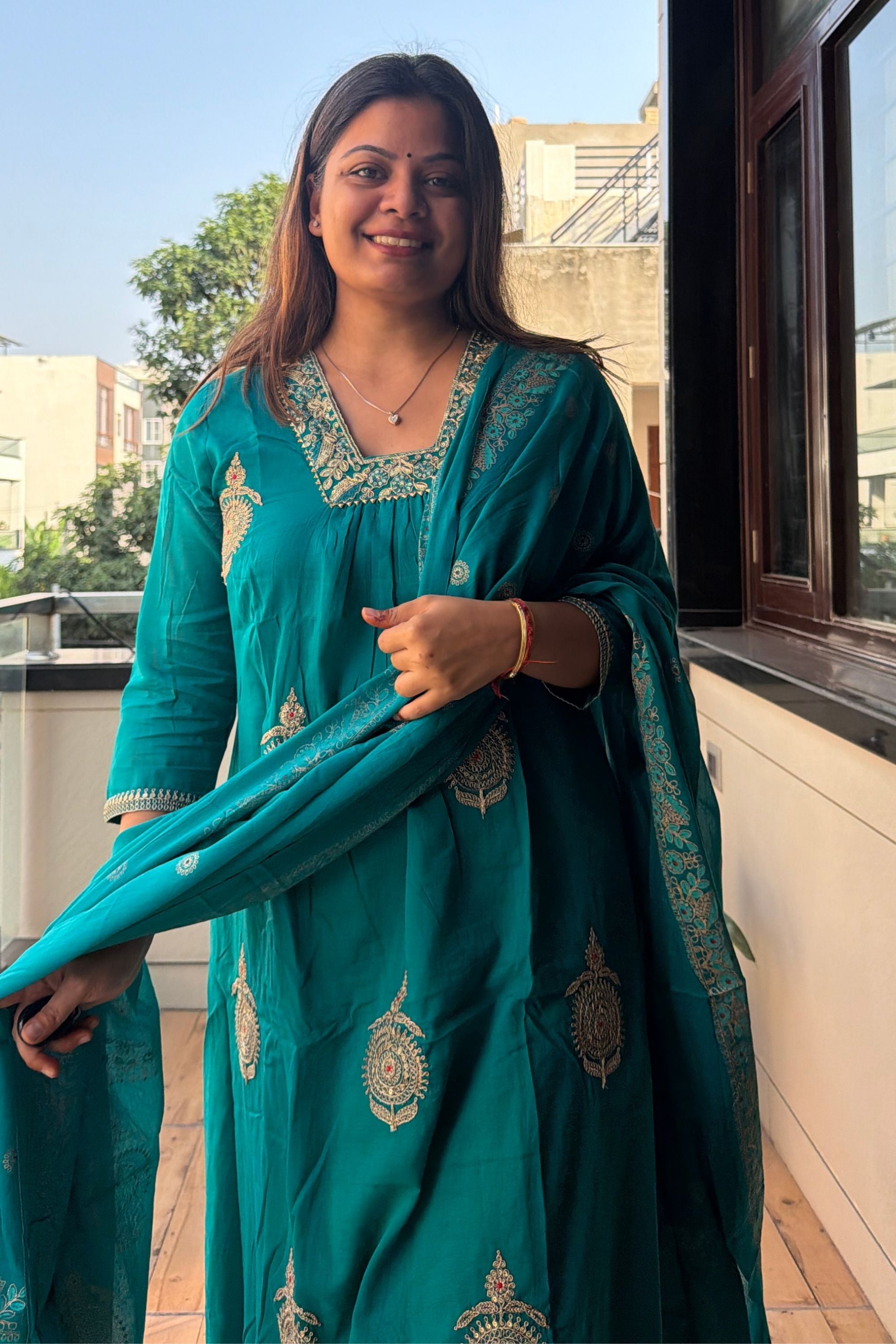 Dupatta Pant Set