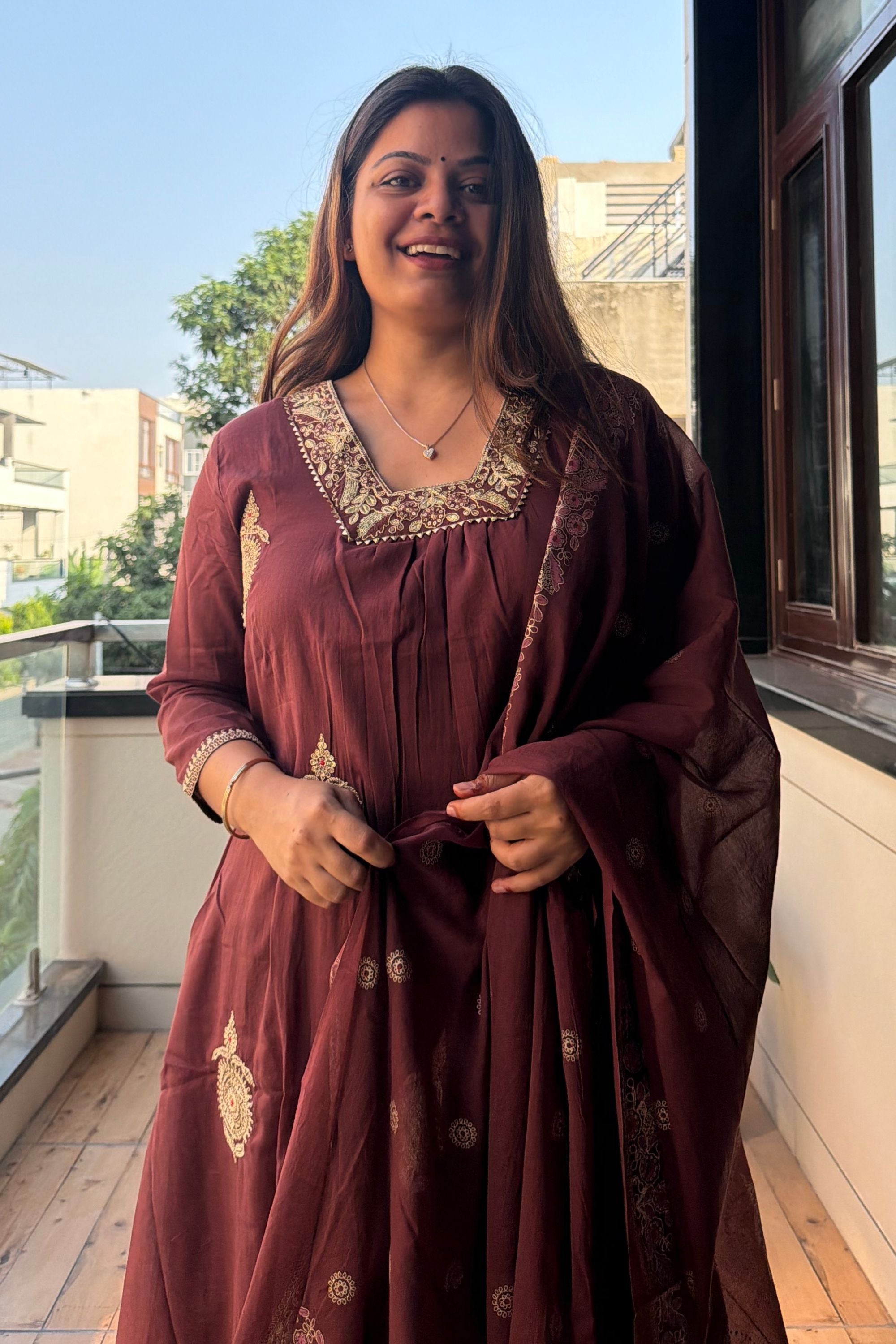 Dupatta Pant Set