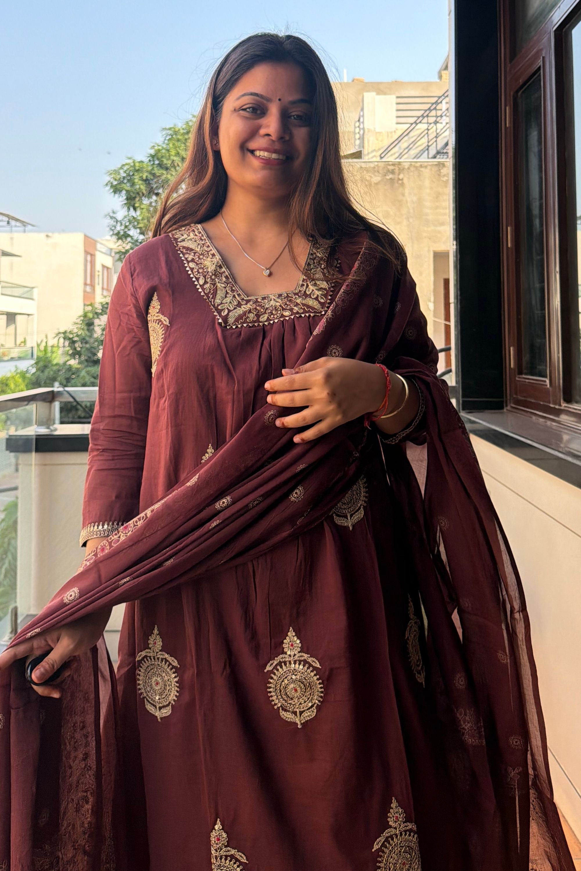 Dupatta Pant Set