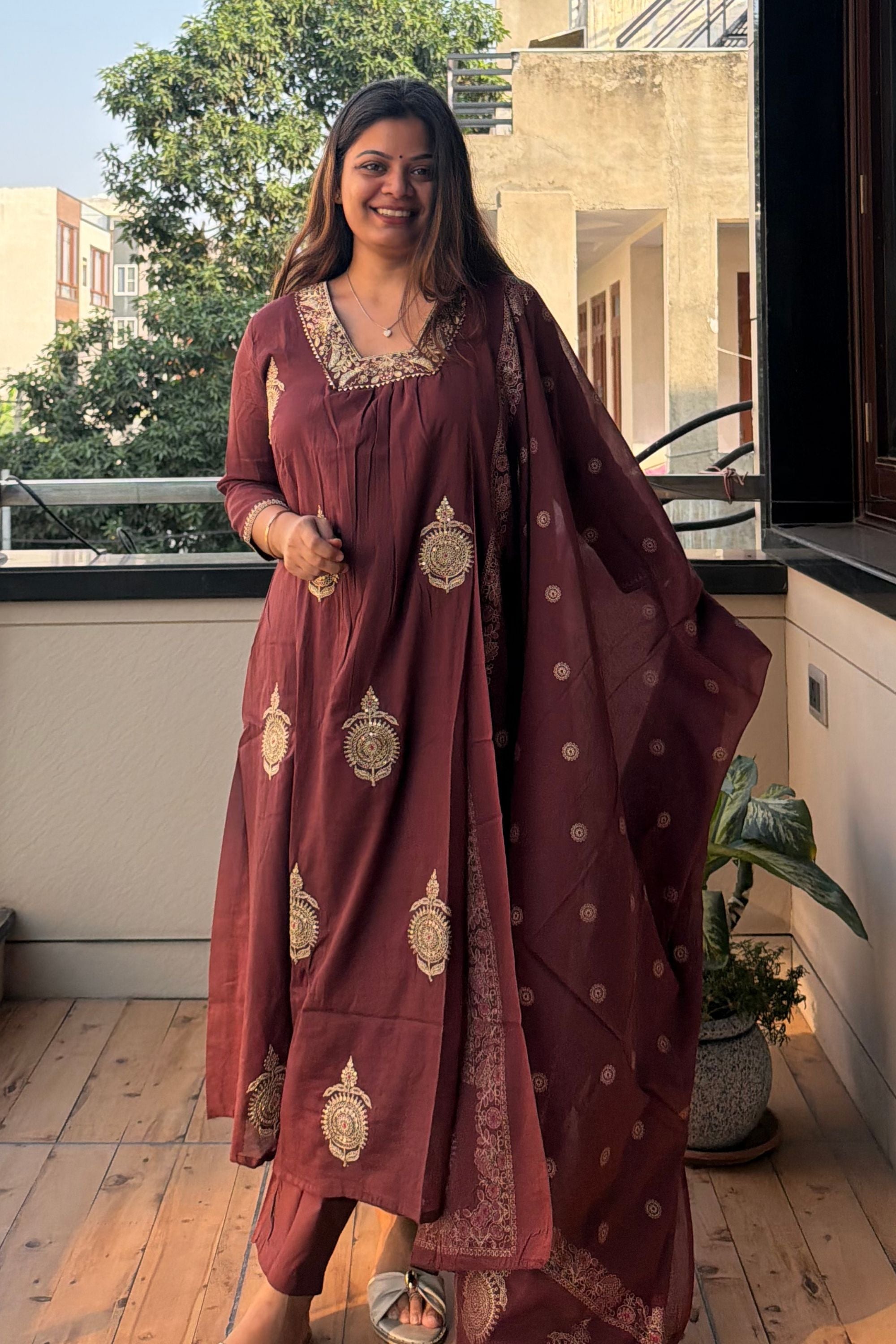 Dupatta Pant Set