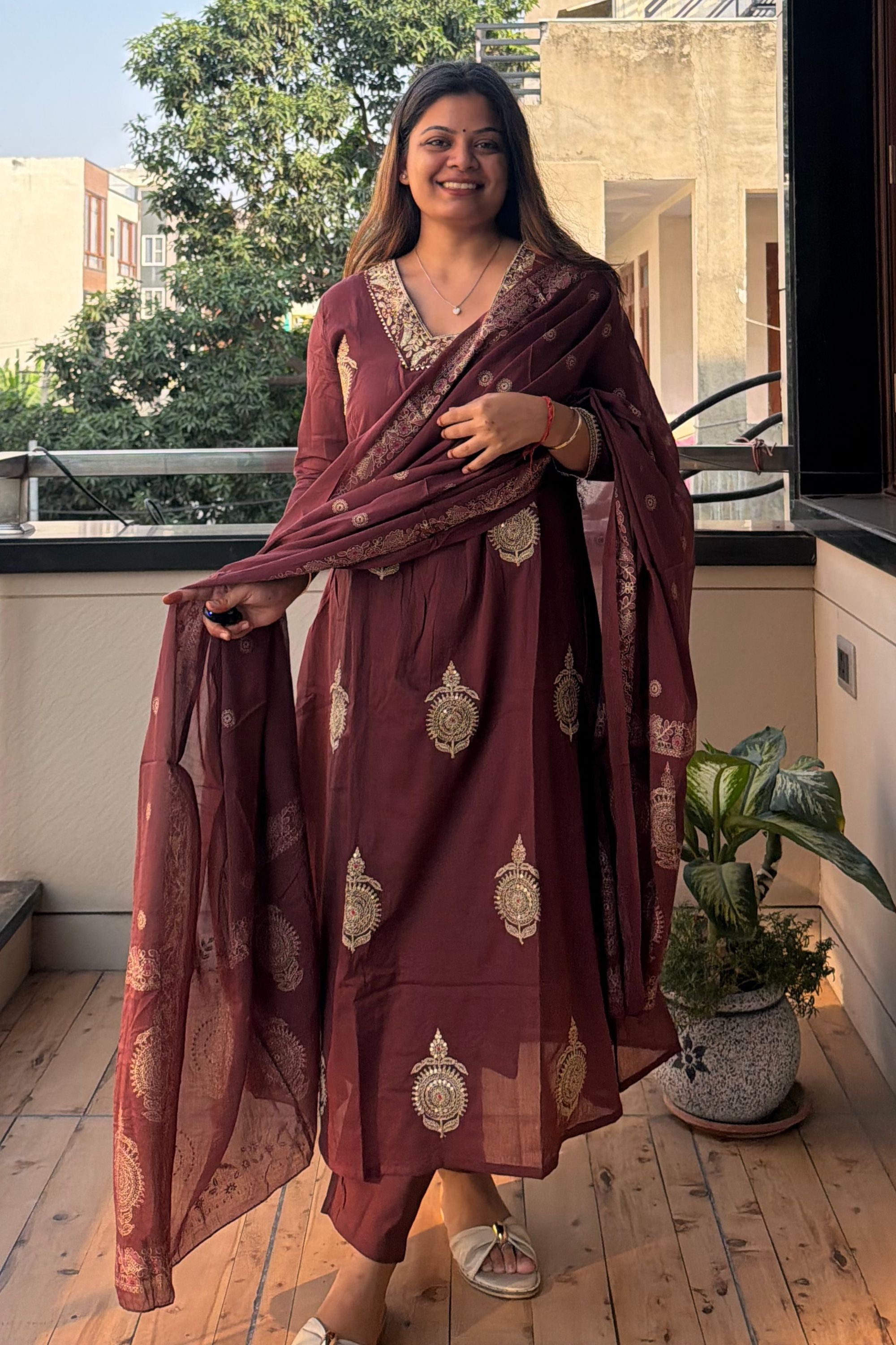 Dupatta Pant Set
