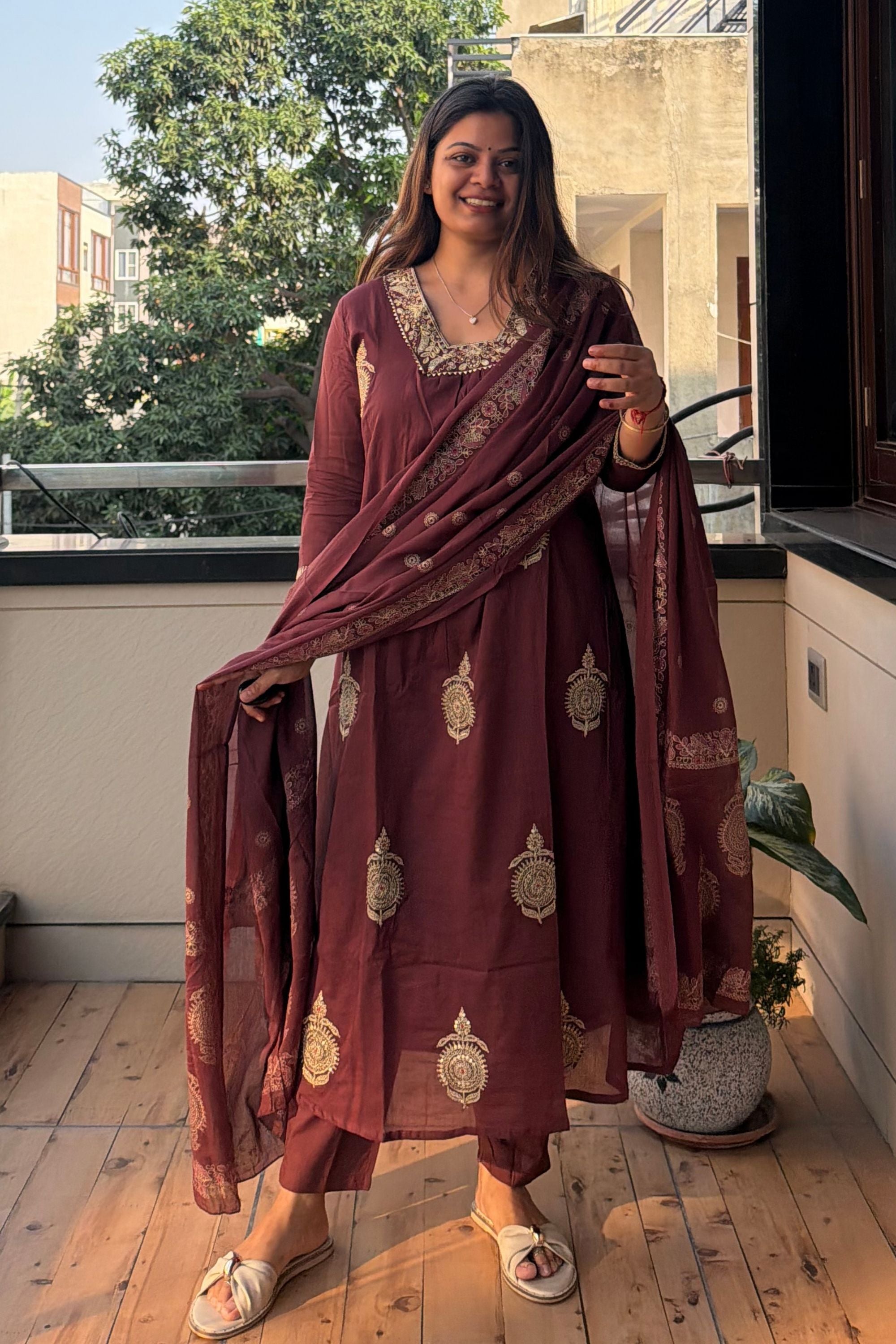 Dupatta Pant Set