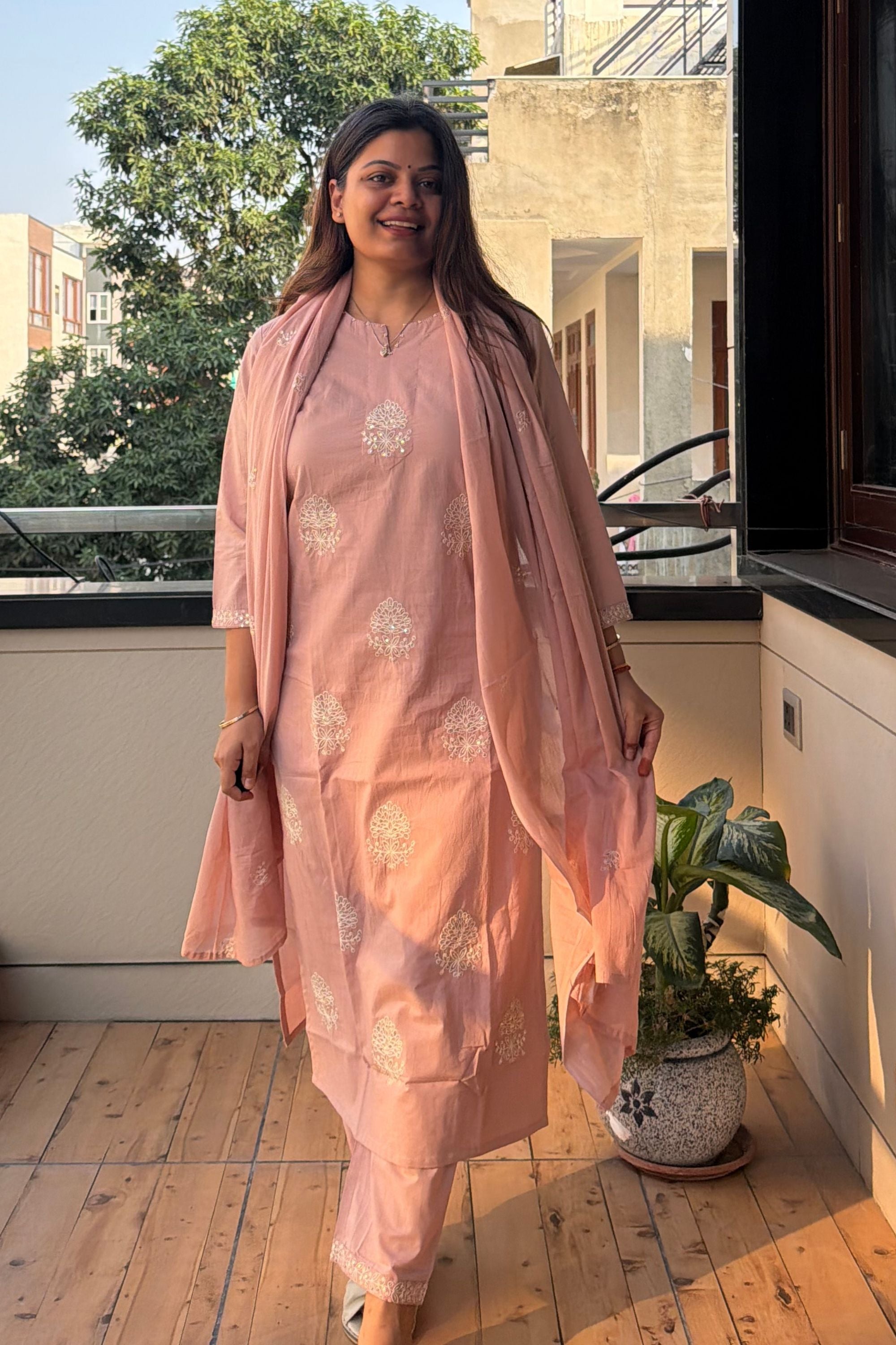 Dupatta Pant Set