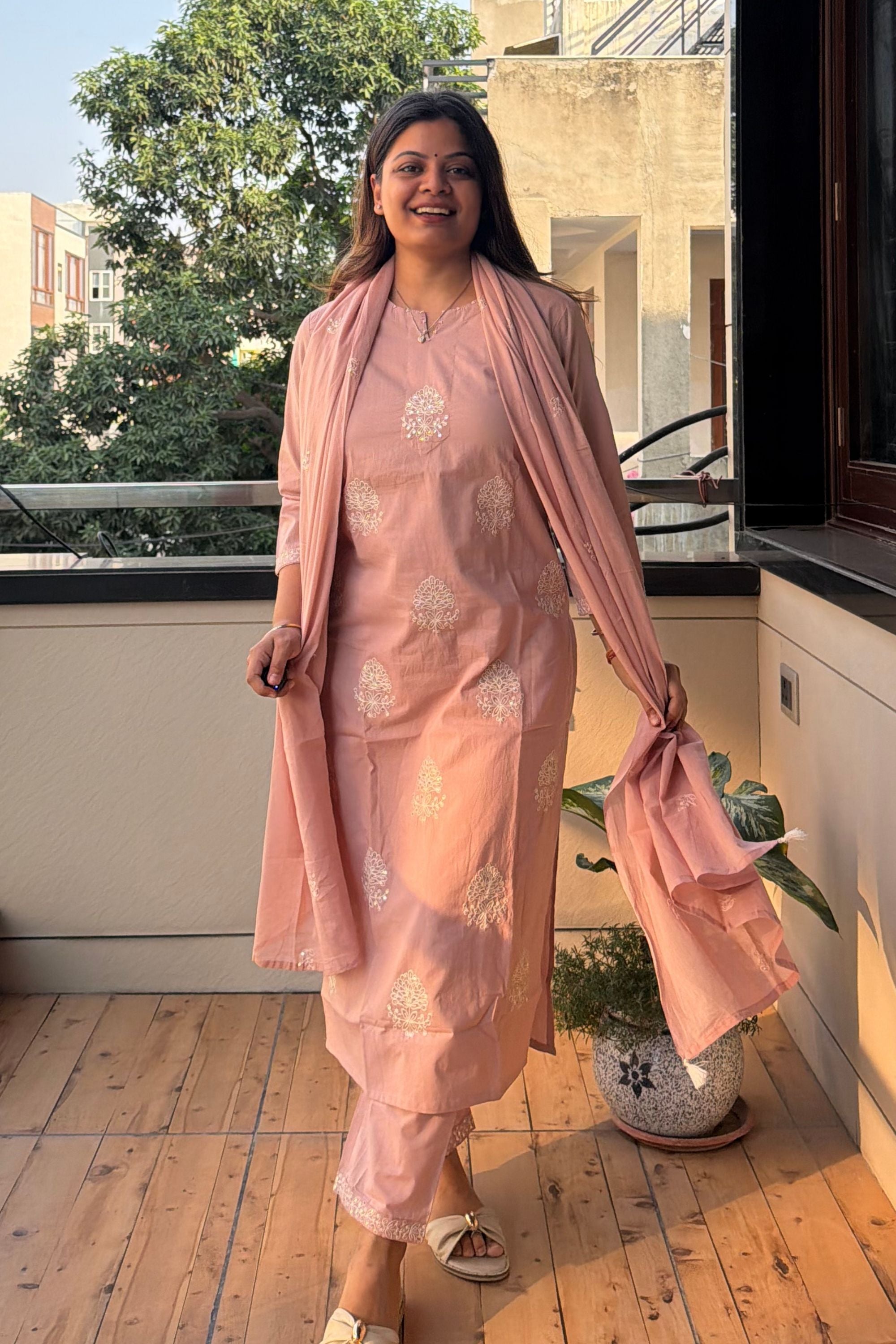 Dupatta Pant Set