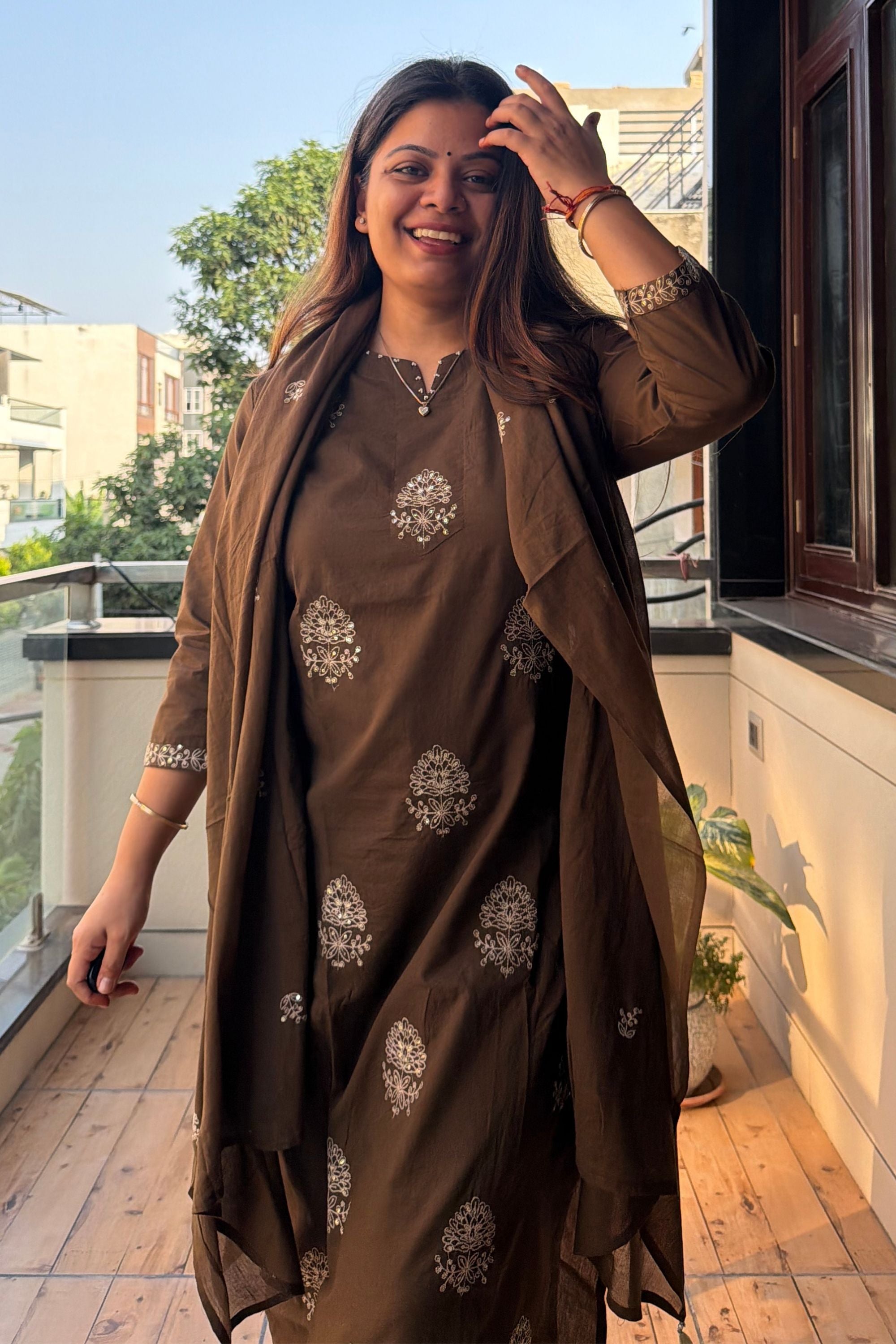 Dupatta Pant Set