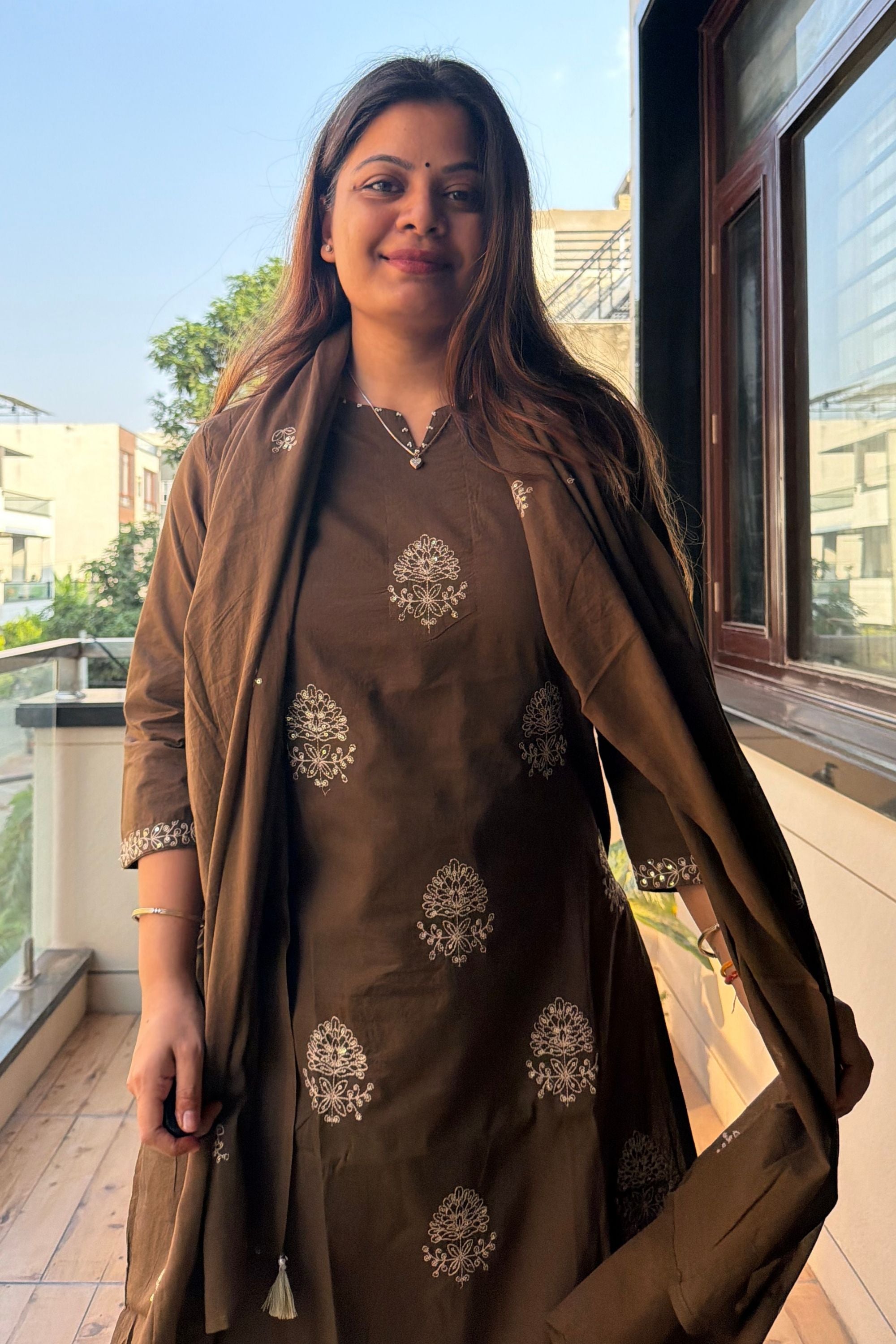 Dupatta Pant Set