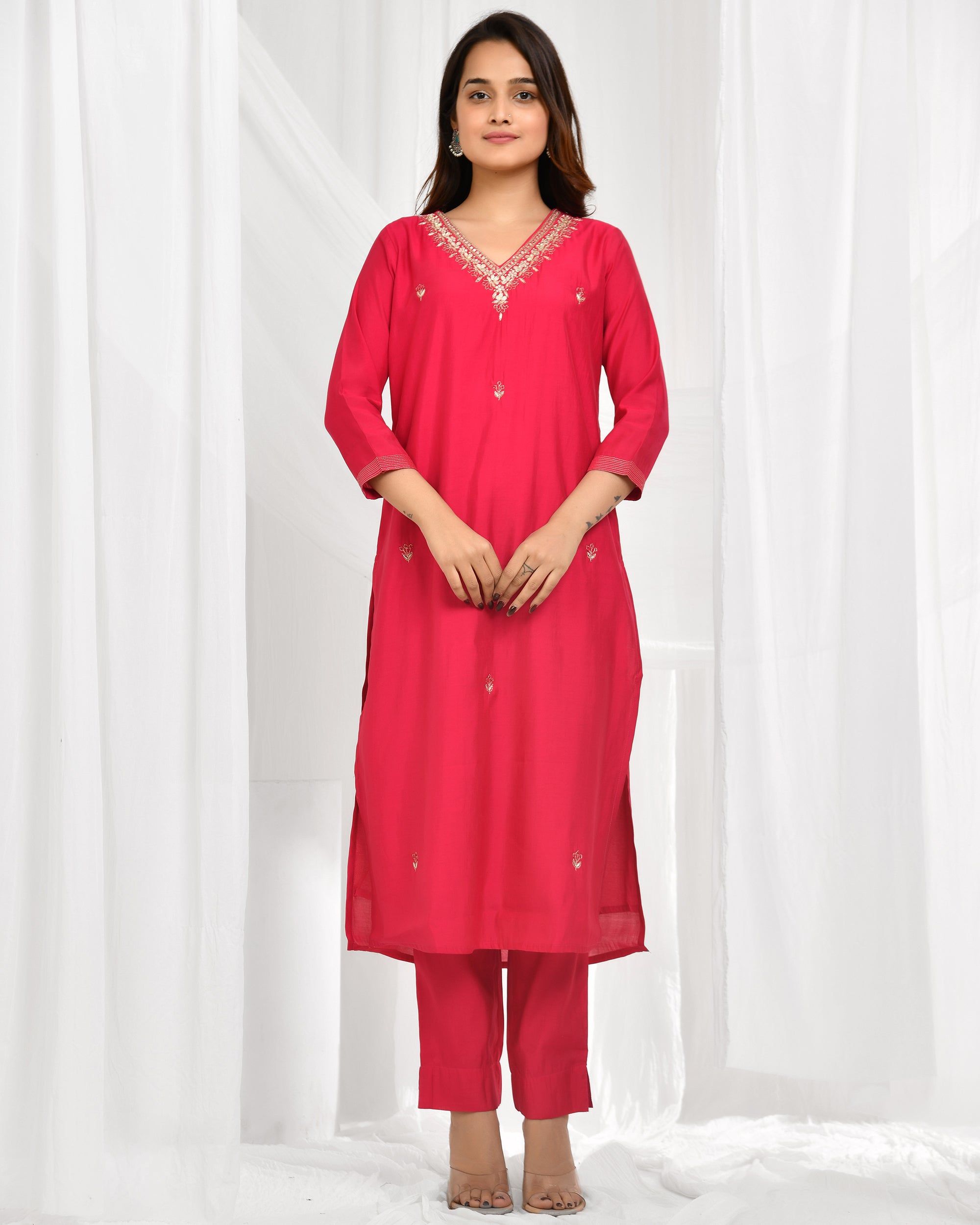 Rani Dupatta Pant Set