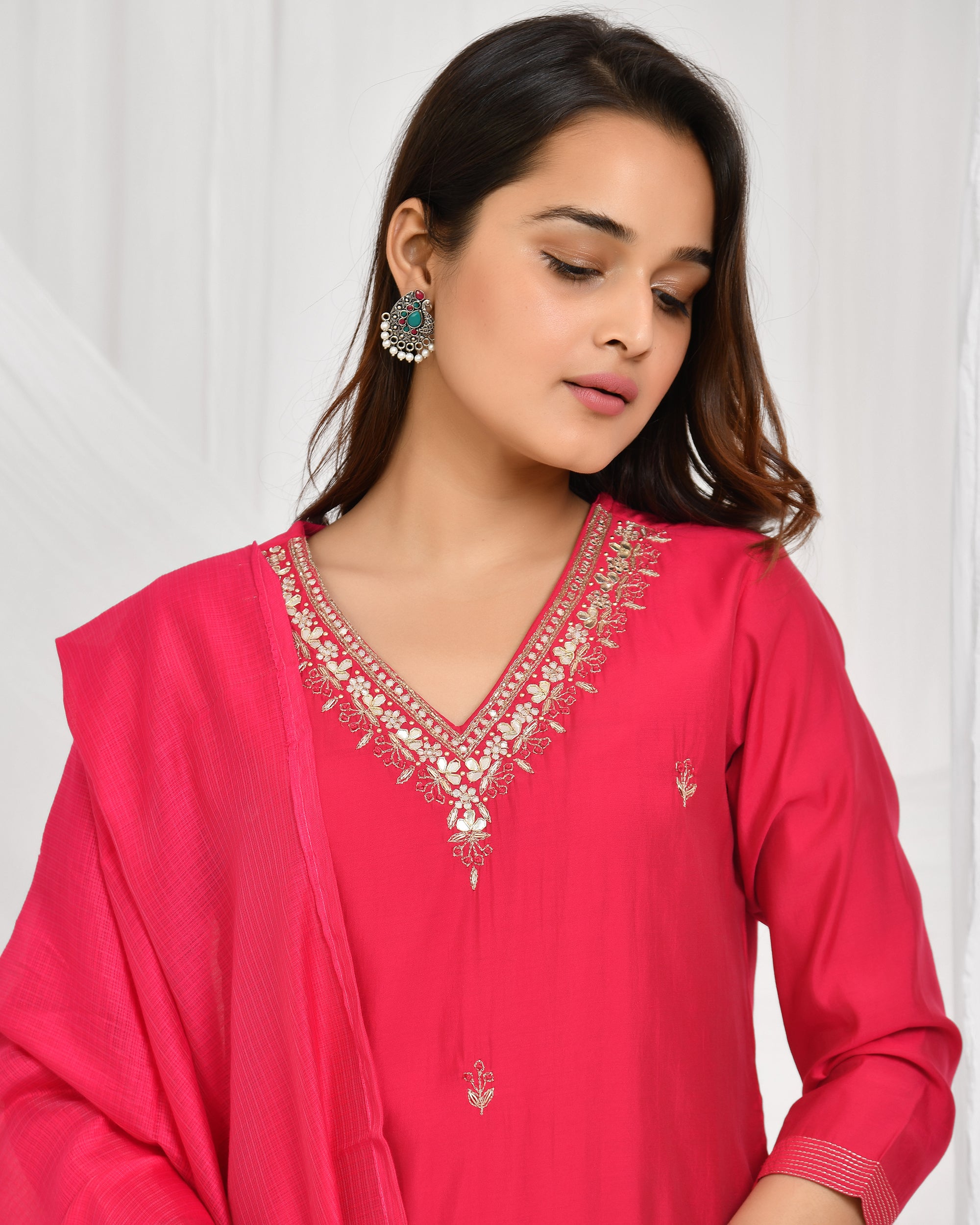 Rani Dupatta Pant Set