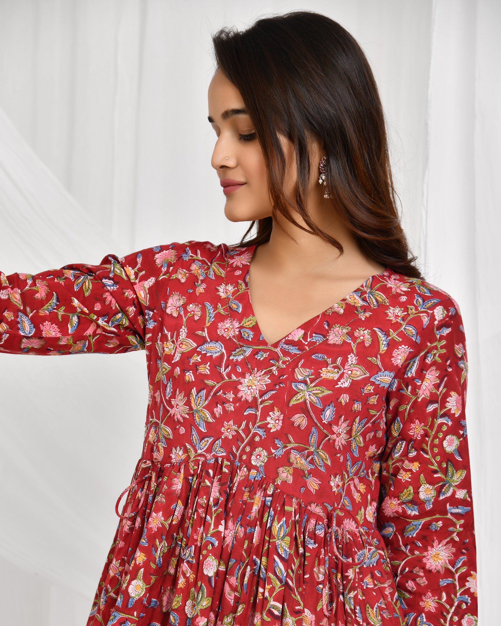 Anarkali Dupatta Set