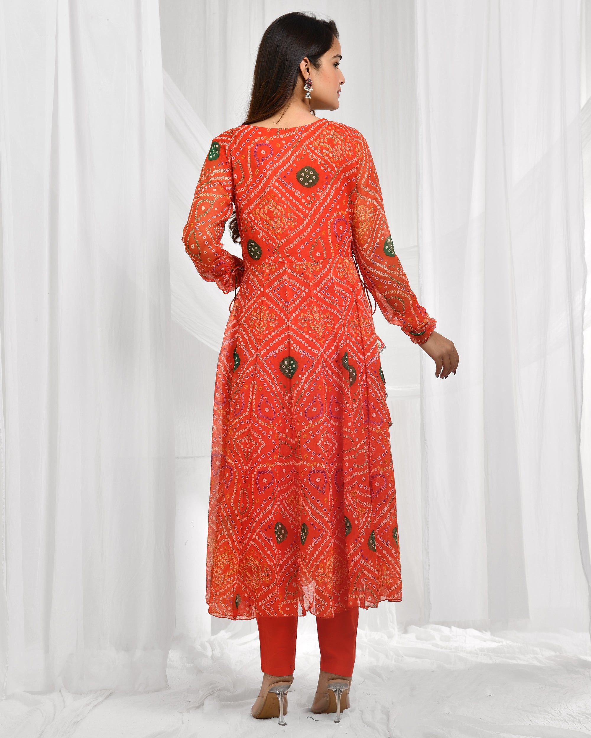 Bandhani Dupatta Pant Set