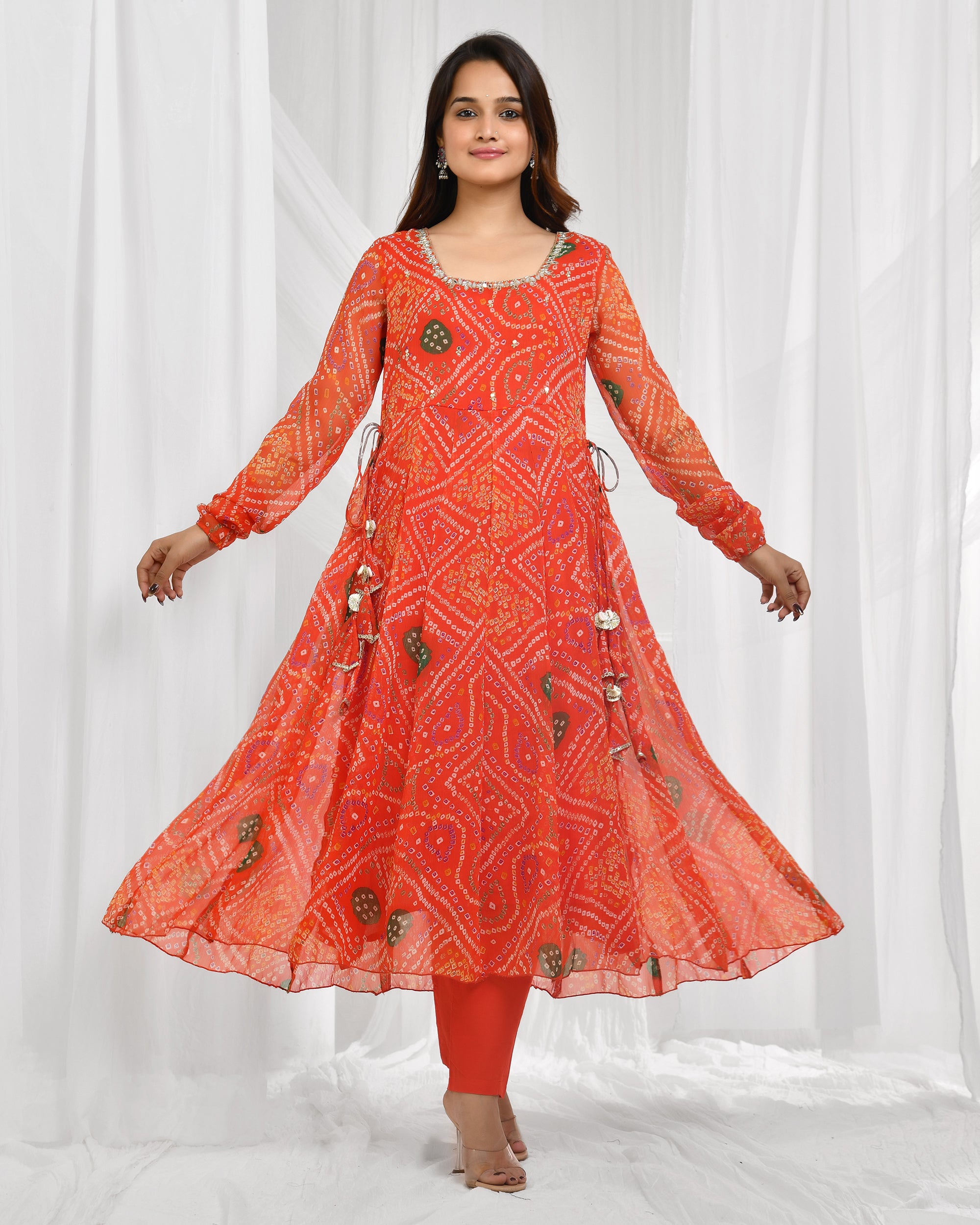 Bandhani Dupatta Pant Set