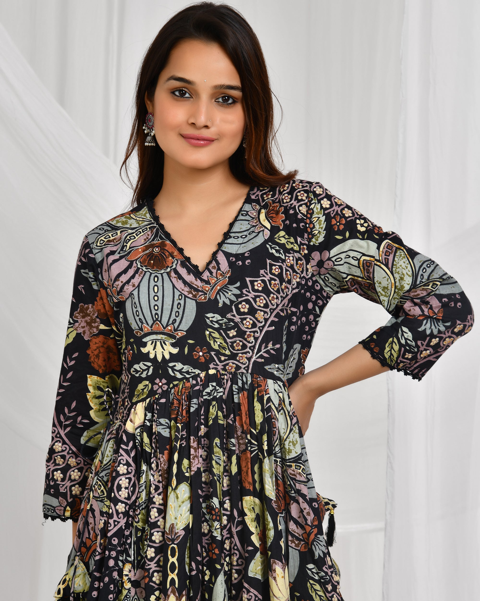 Anarkali Dupatta Set