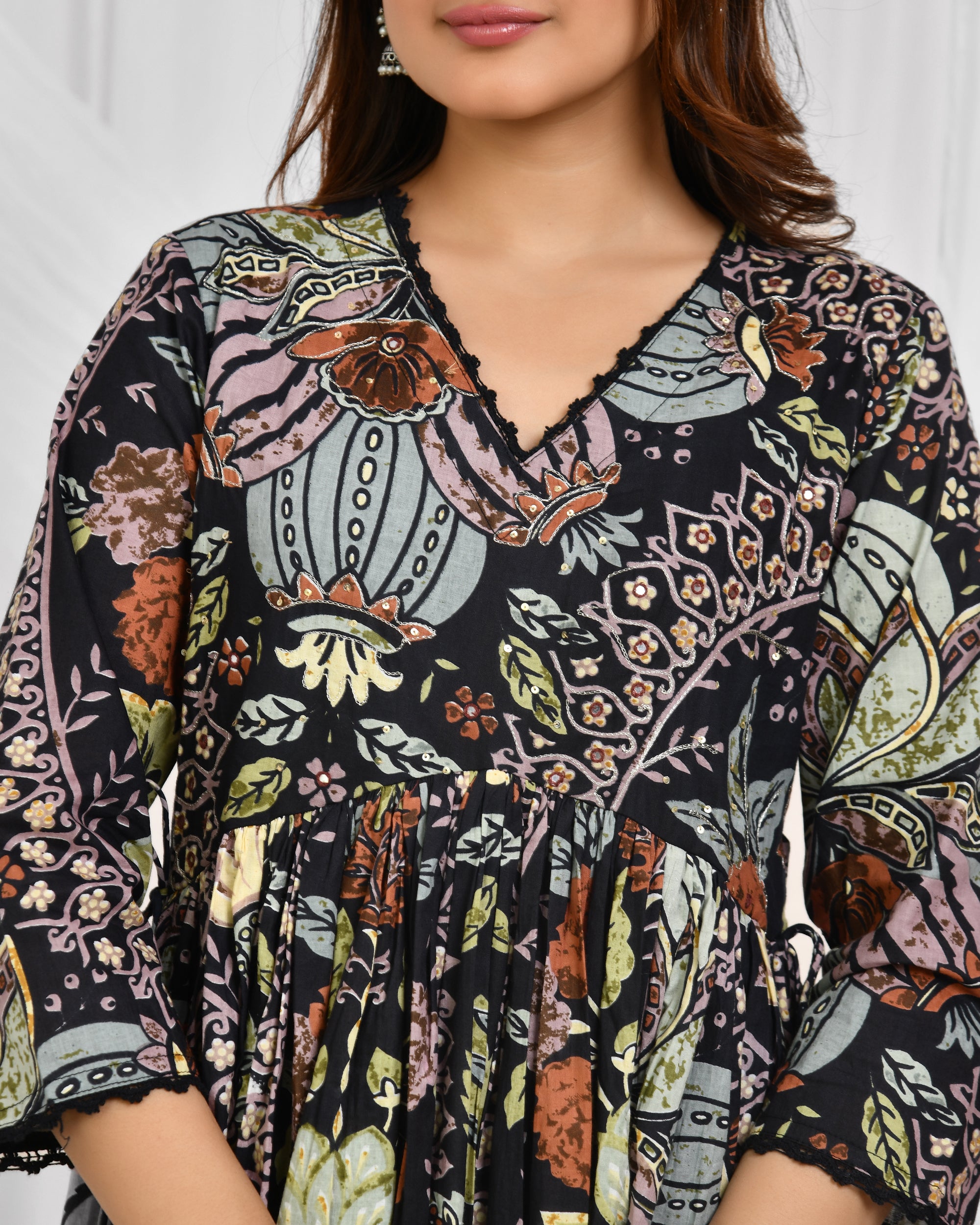 Anarkali Dupatta Set